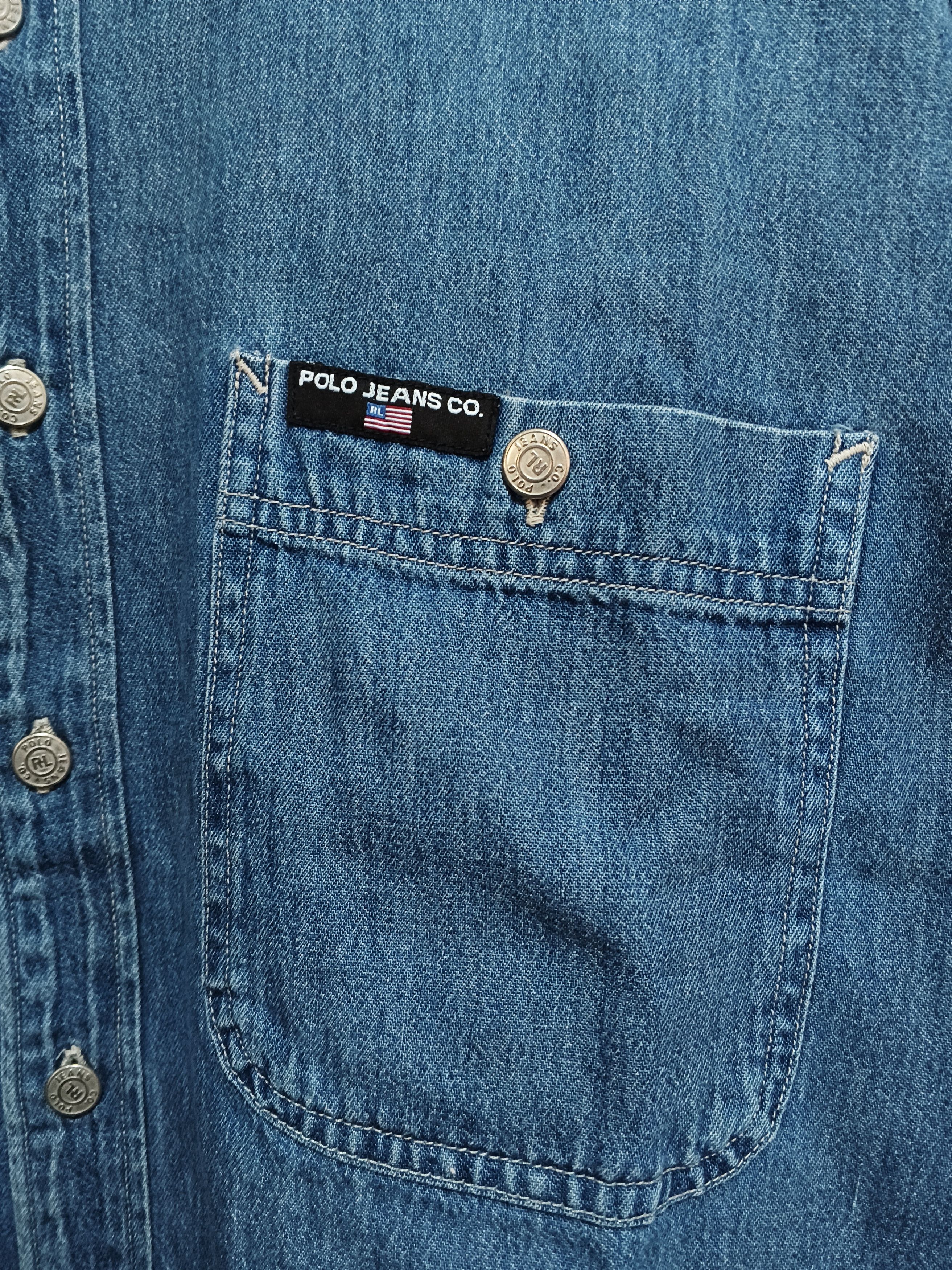 Ralph Lauren 💥Vintage Polo Jeans Co Ralph Lauren Denim Work Shirt Size US M / EU 48-50 / 2 - 6 Thumbnail