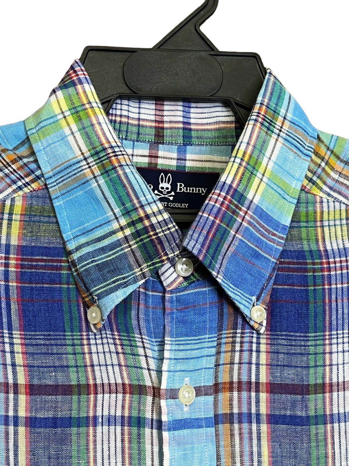 NICE💥💥PSYCHO BUNNY by ROBERT GODLEY BUTTON UPS SHIRT