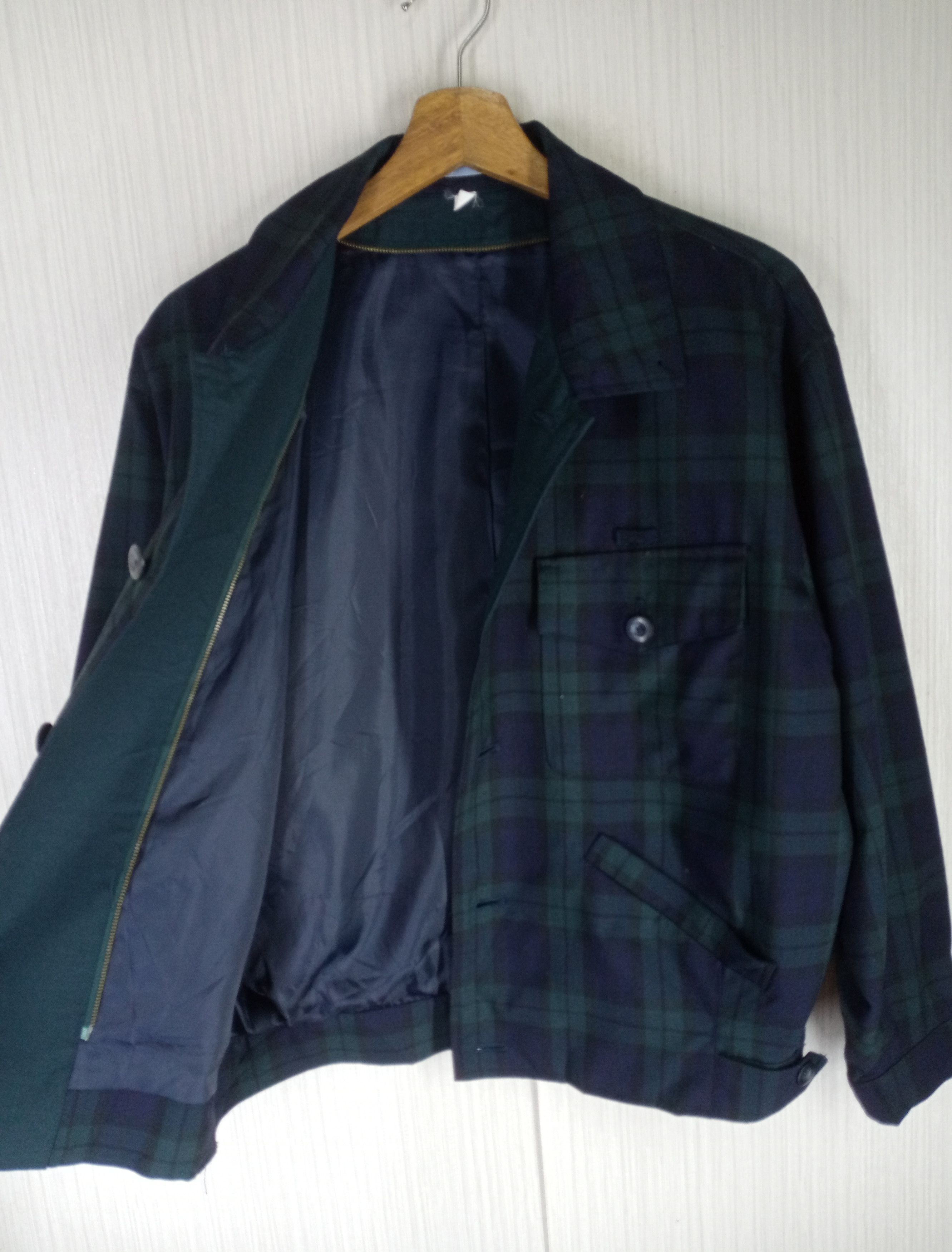 Issey Miyake RARE VINTAGE 90S ISSEY MIYAKE DESIGN STUDIO CHECKERED JACKET Size US M / EU 48-50 / 2 - 6 Thumbnail