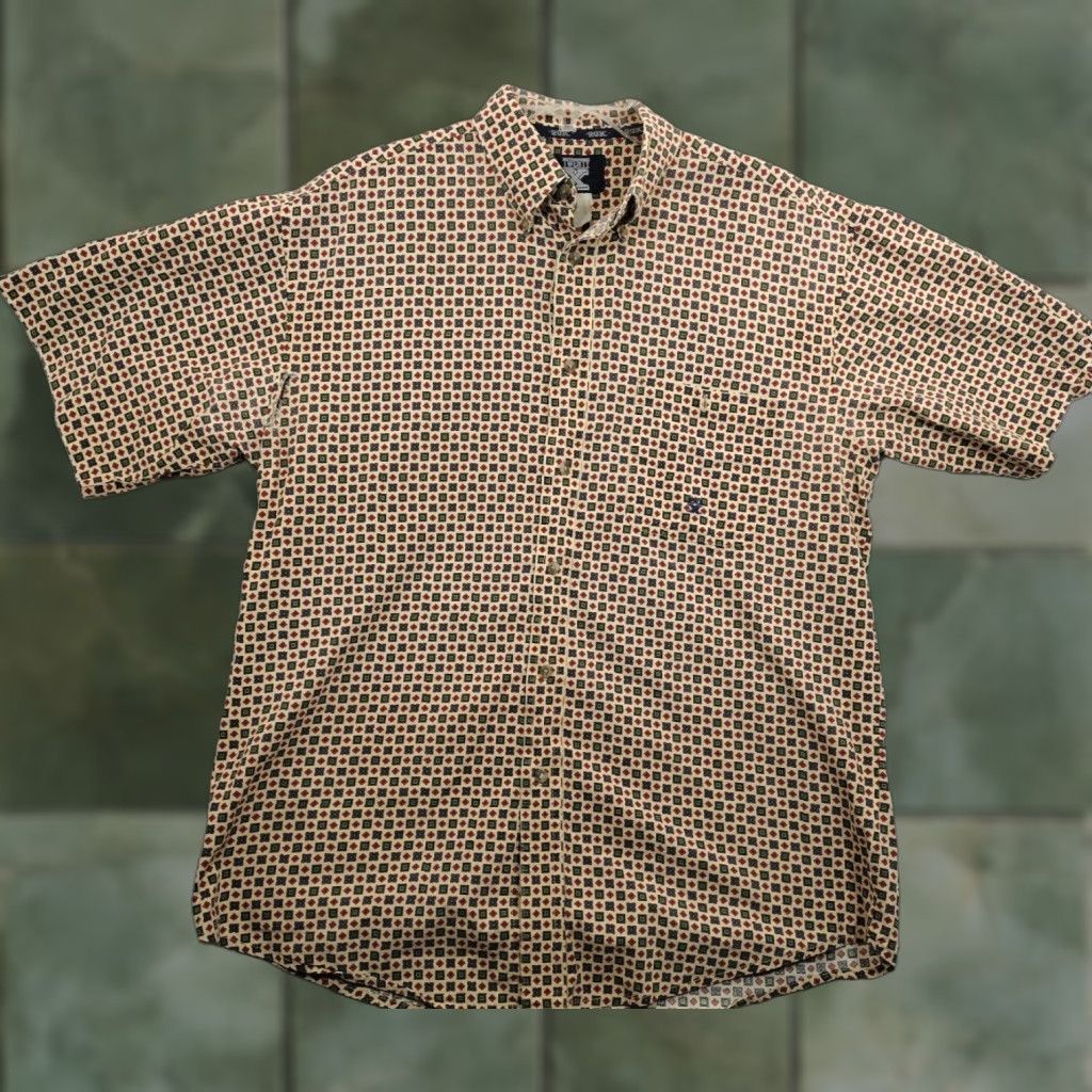 Wrangler WRANGLER Button Up Geometric Shirt Mens XL Long Sleeve Collared Casual Multicolor Western Size US XL / EU 56 / 4 - 1 Thumbnail