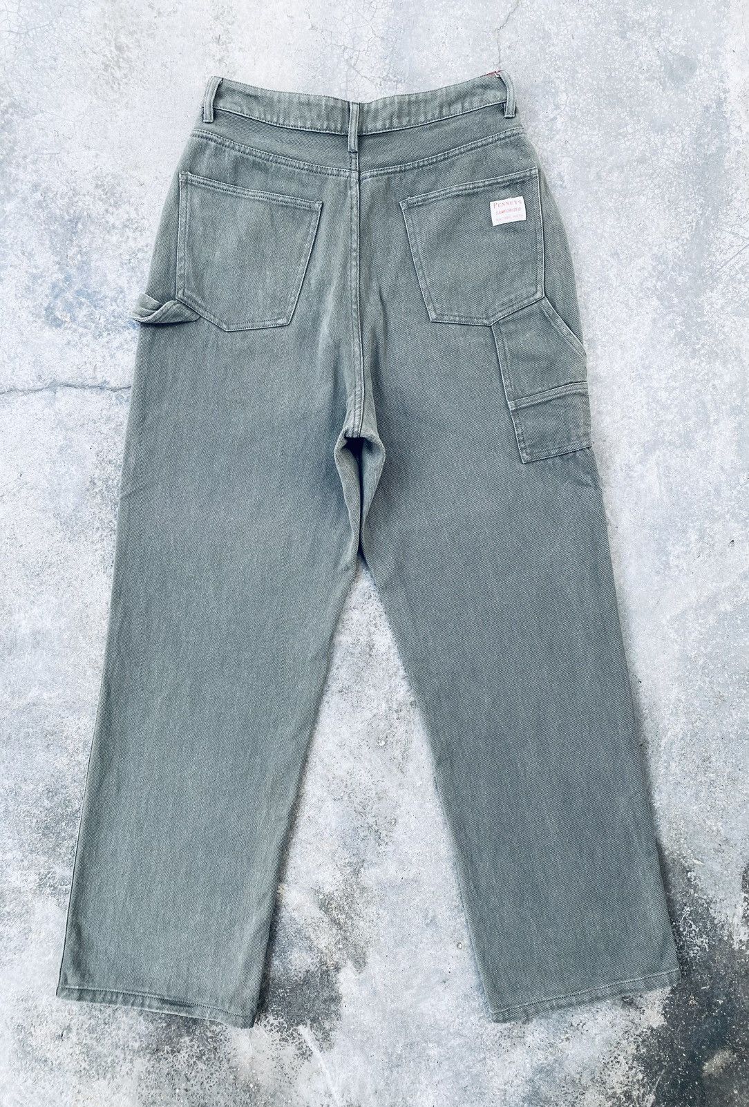 JCPenney Vintage Jc Penneys Sanforized Baggy Carpenter Pants Size US 29 - 2 Thumbnail