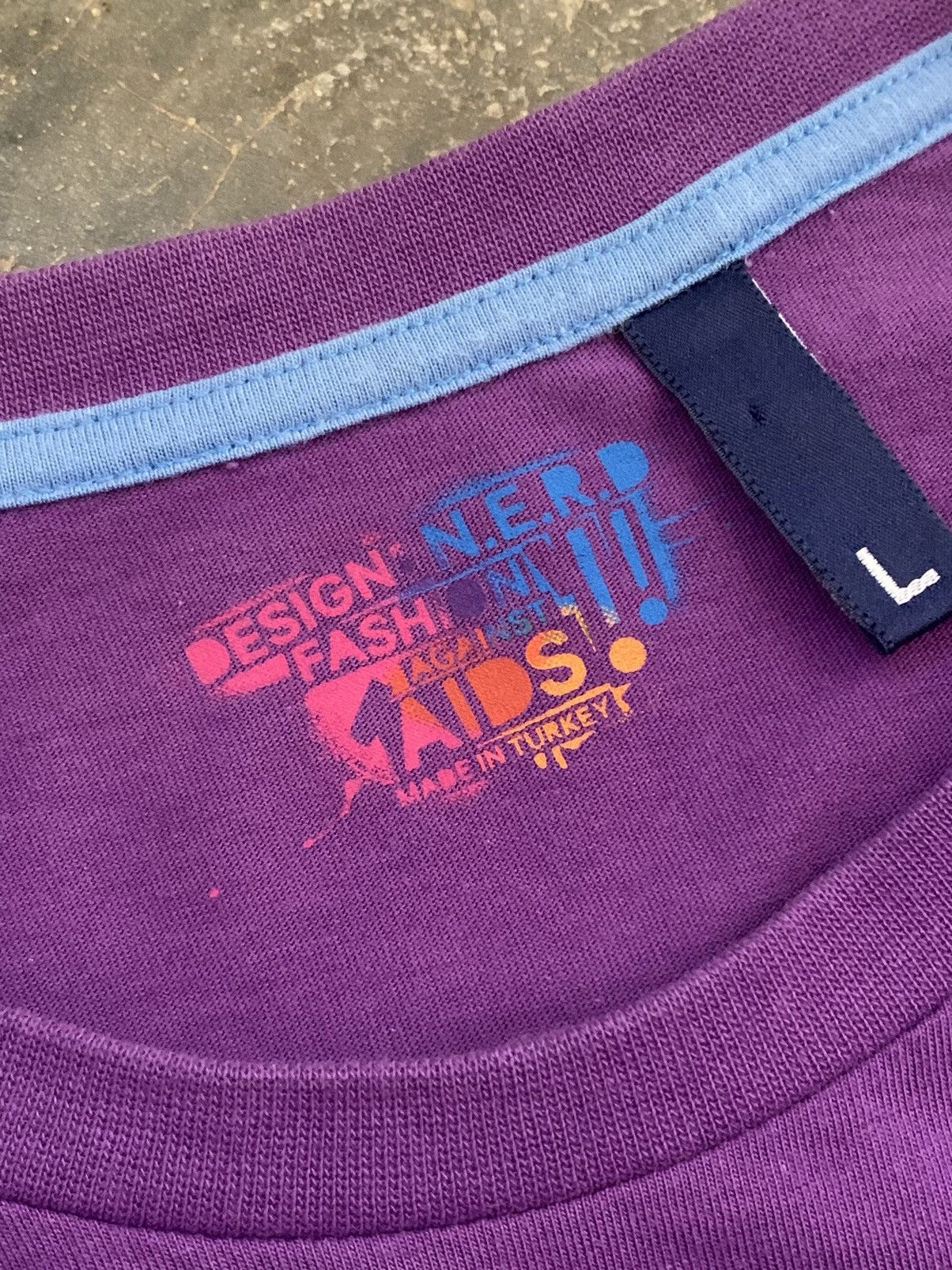 Pharrell Early 2000s NERD purple use your brain N.E.R.D. Y2K Sounds Size US L / EU 52-54 / 3 - 3 Thumbnail