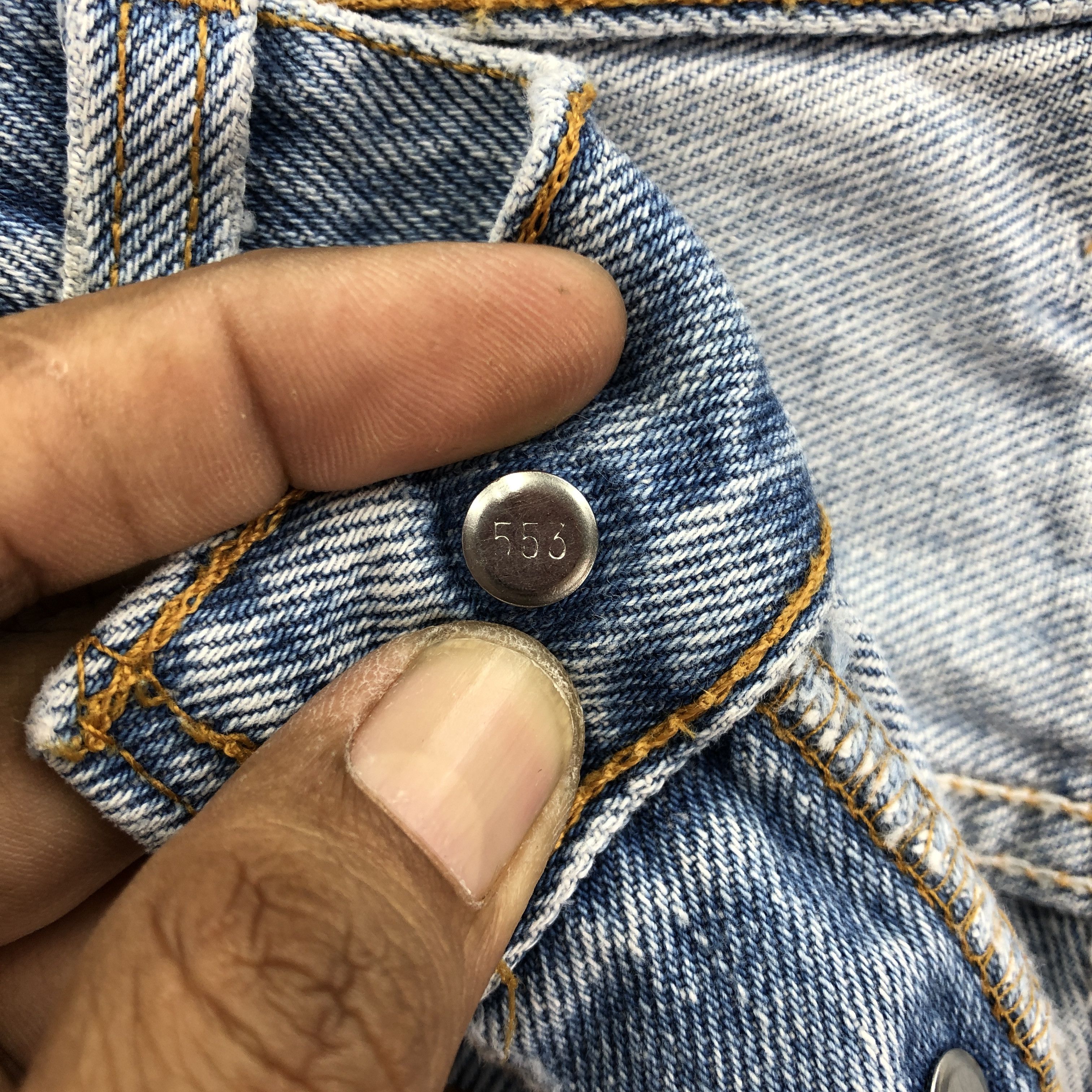 Levi's Vintage 90s Levis 501 Jeans Levi's Light Wash Faded Denim Size US 30 / EU 46 - 11 Thumbnail