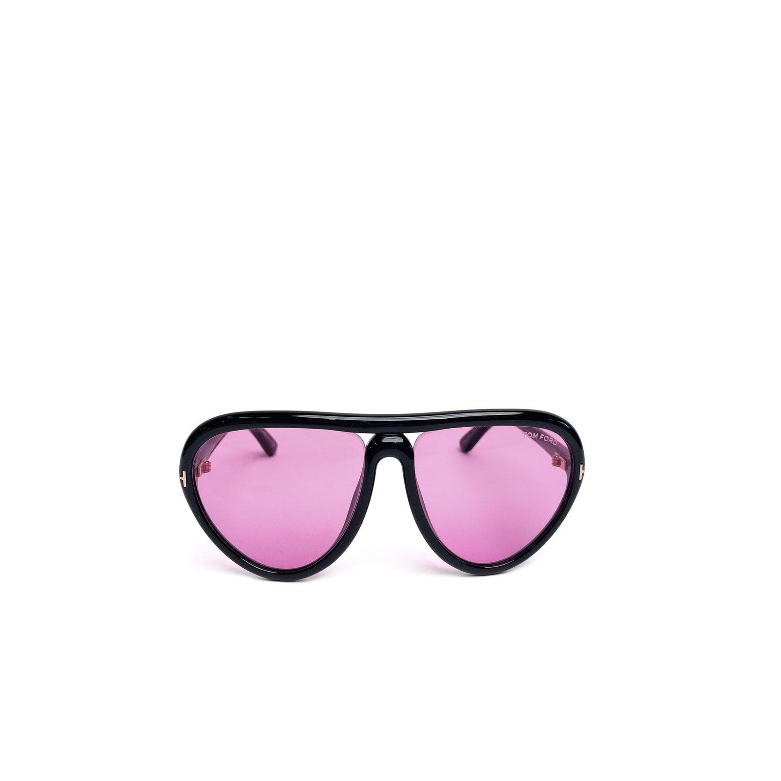 Tom Ford Black Frame Pink Lens Sunnies Size ONE SIZE - 1 Thumbnail