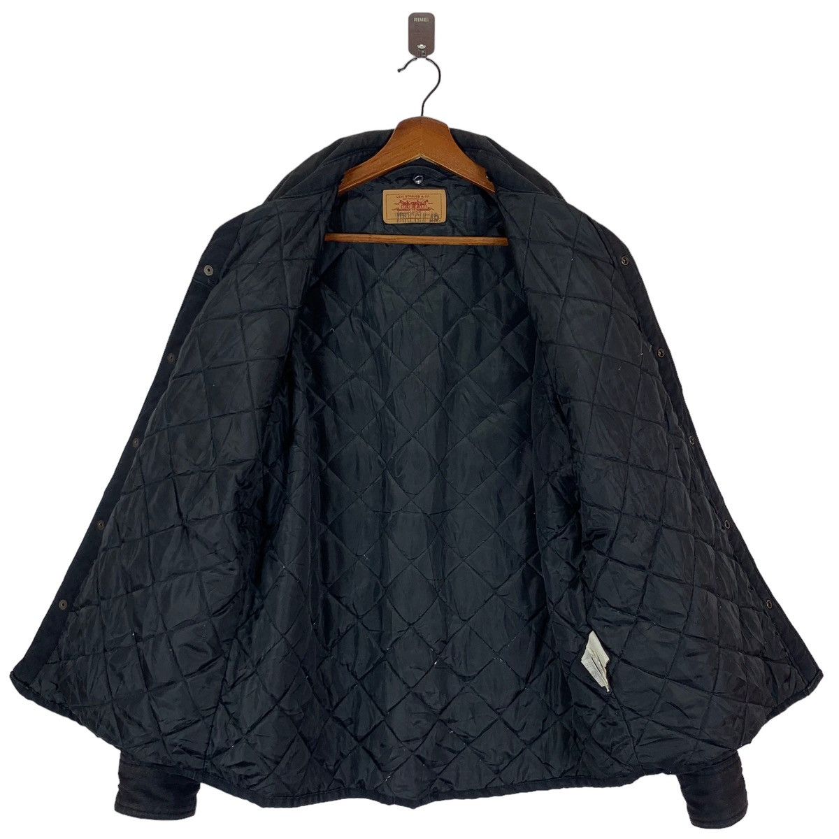 Levi's × Vintage VINTAGE LEVIS BLACK DENIM JACKET Size US XL / EU 56 / 4 - 5 Thumbnail