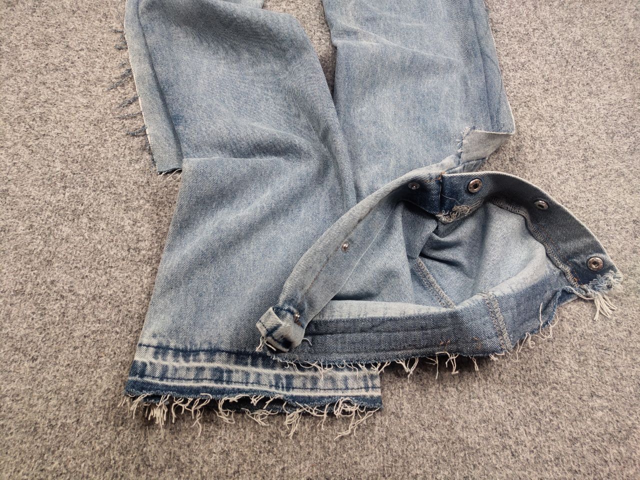 Japanese Brand Vintage if six was nine yohji Style Flared Denim Jeans Y2K Size US 32 / EU 48 - 8 Thumbnail