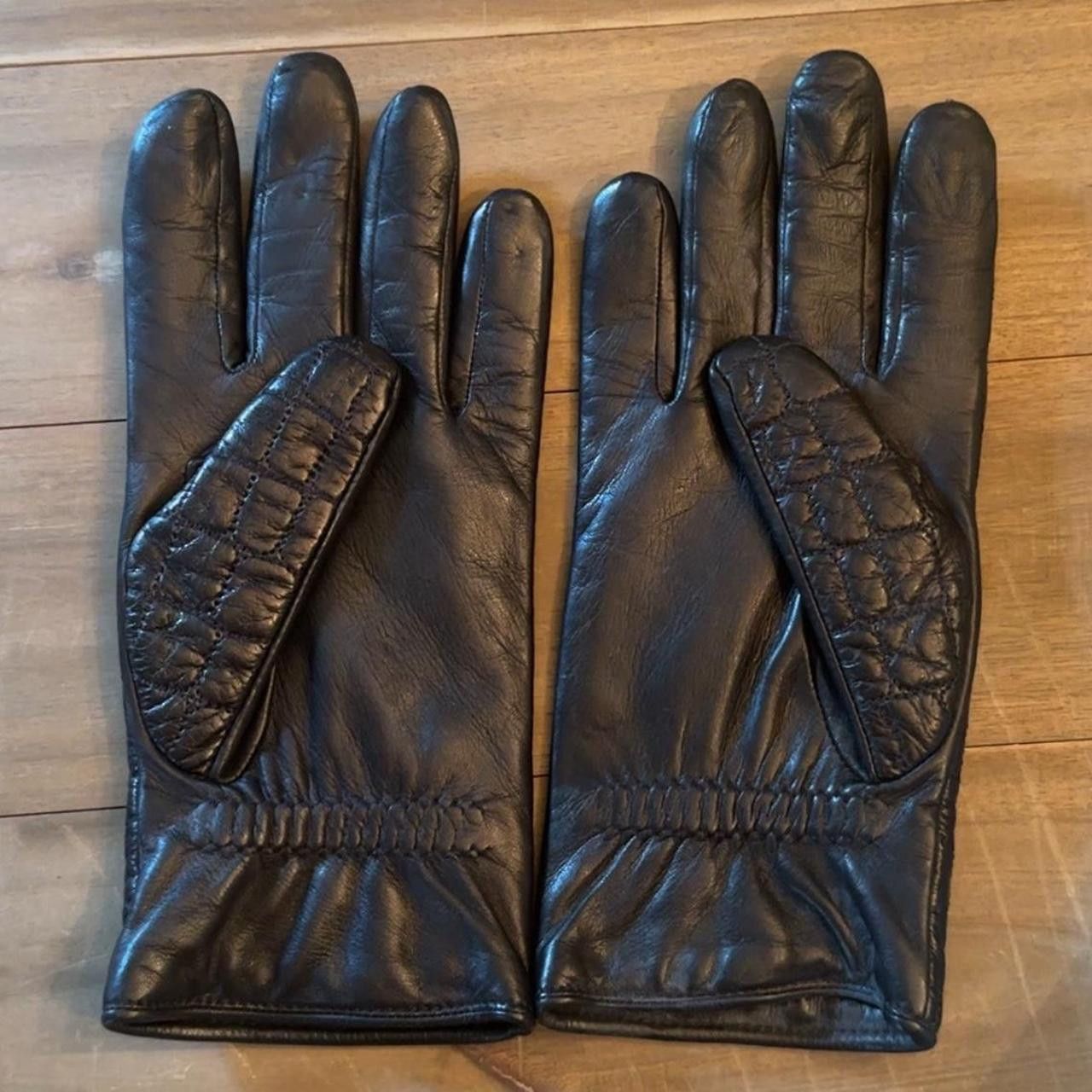 Fendi Fendi croc-effect leather gloves Size ONE SIZE - 2 Thumbnail