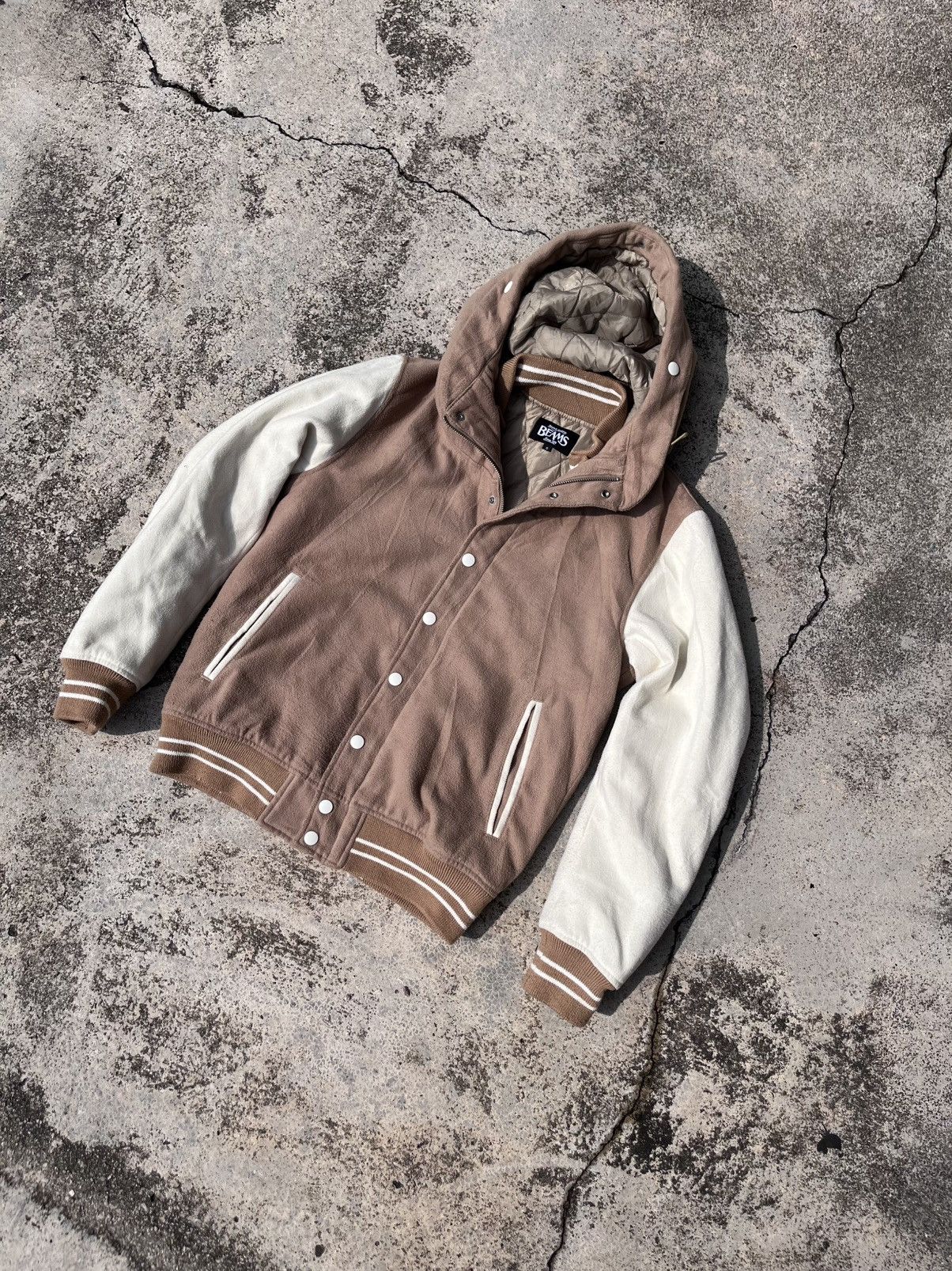 Beams Plus Beams Japan Hood Varsity Jacket Size US S / EU 44-46 / 1 - 1 Thumbnail