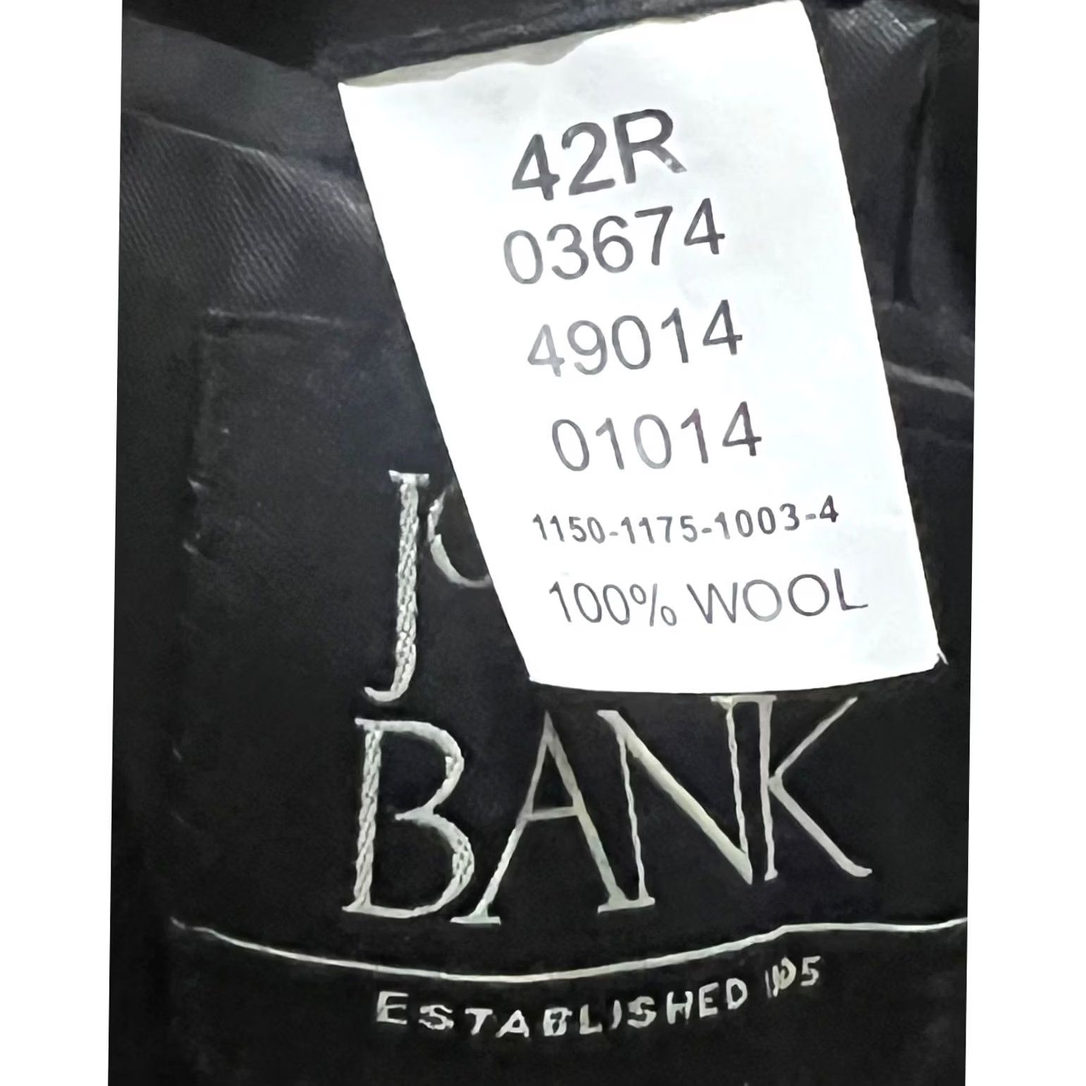 Jos. A. Bank Jos A Bank Topcoat Overcoat Coat Mens 42R Wool Dark Gray 3 Button Flannel Size US XS / EU 42 / 0 - 8 Thumbnail