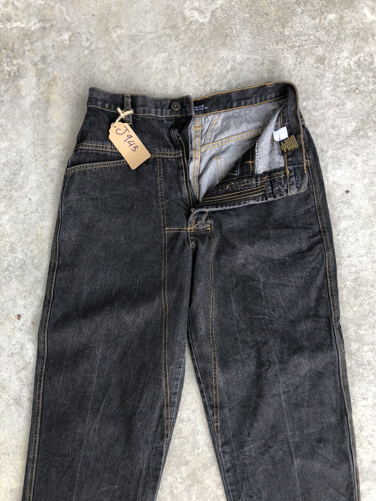 Marithe + Francois Girbaud Marithe Francois Girbaud Baggy Jeans Embroidered Logo Size US 29 - 3 Thumbnail