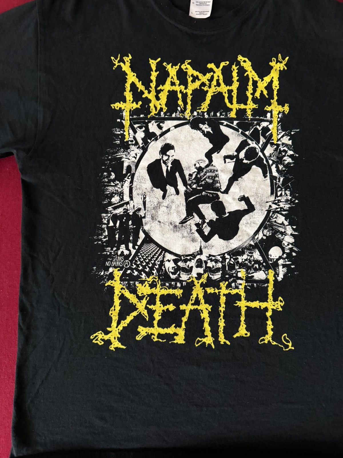 Band Tees × Vintage Napalm Death Tee Size US L / EU 52-54 / 3 - 2 Thumbnail