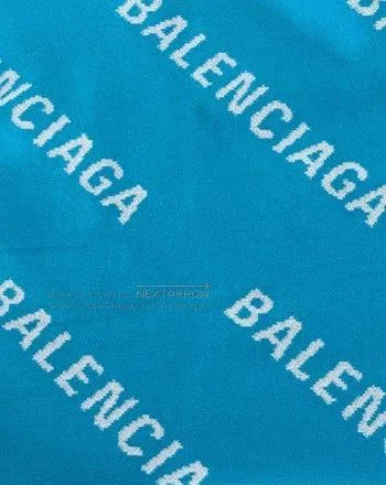 Balenciaga Balenciaga Fully Printed White Bulletproof Lady Light Blue Size US S / EU 44-46 / 1 - 7 Thumbnail