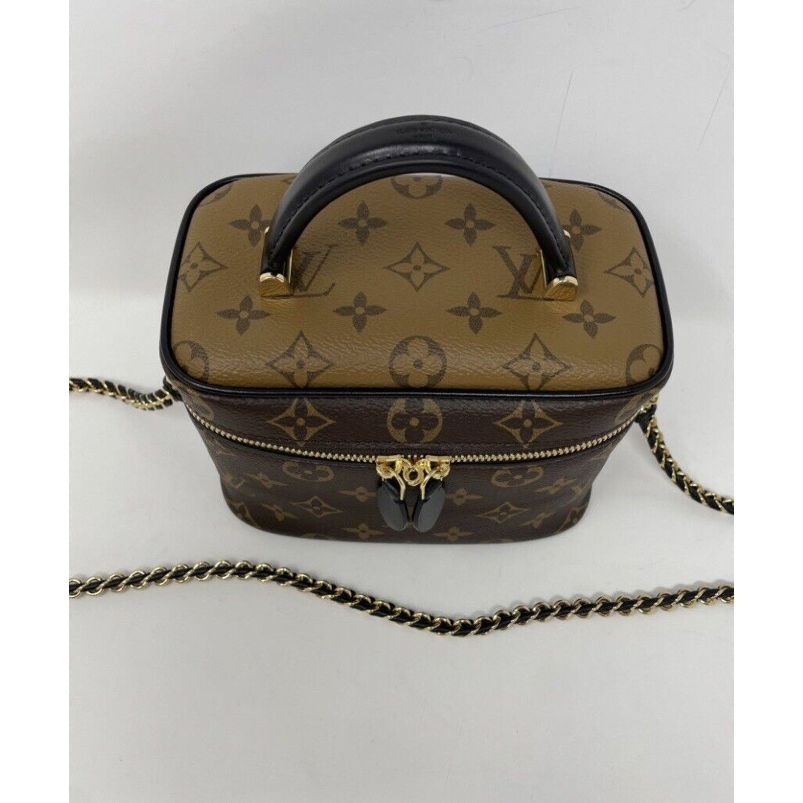 Louis Vuitton Louis Vuitton Vanity PM Brown Canvas Coated Reverse Monogram Size ONE SIZE - 4 Thumbnail