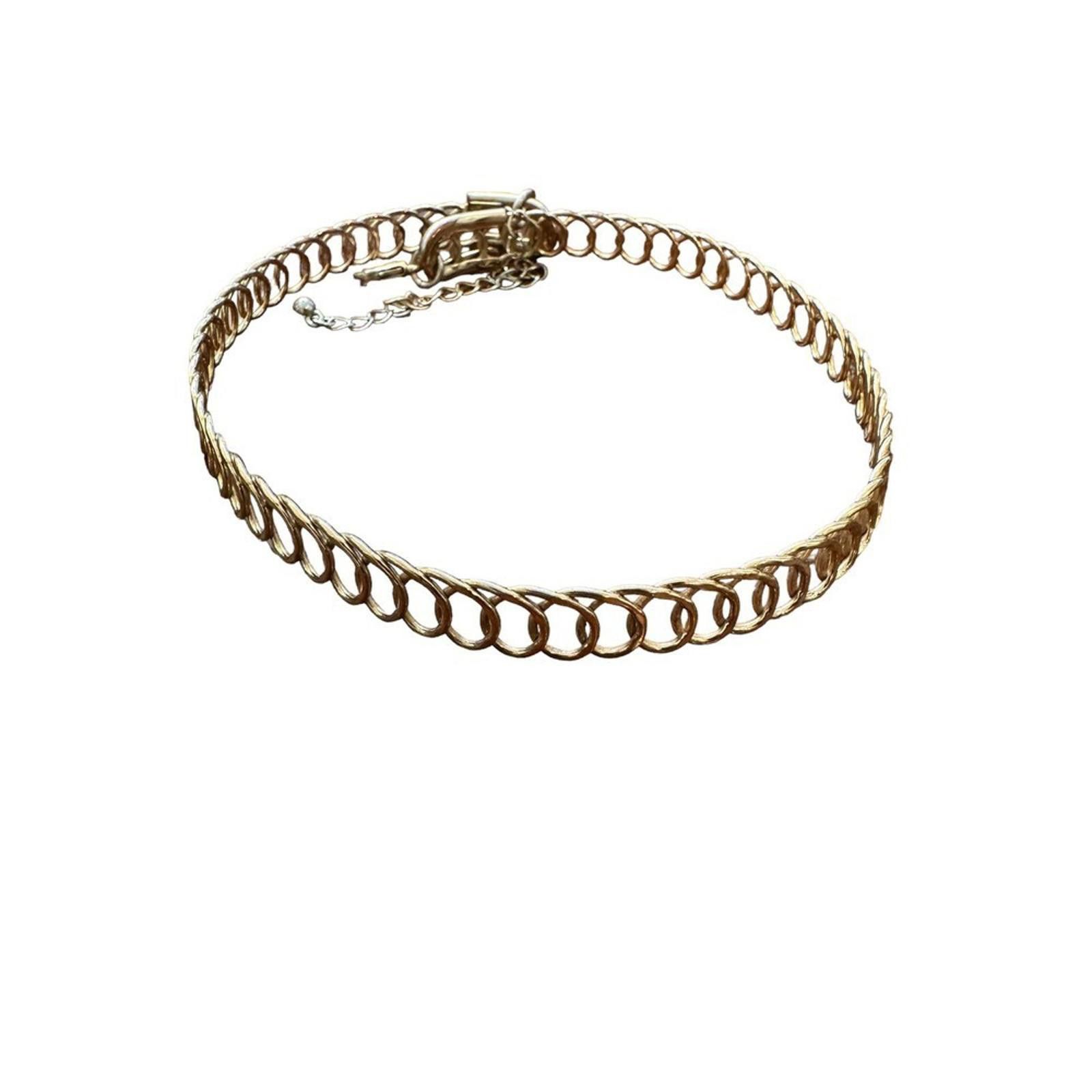 Designer Elegant Goldtone Chain Choker Necklace Size ONE SIZE - 4 Thumbnail