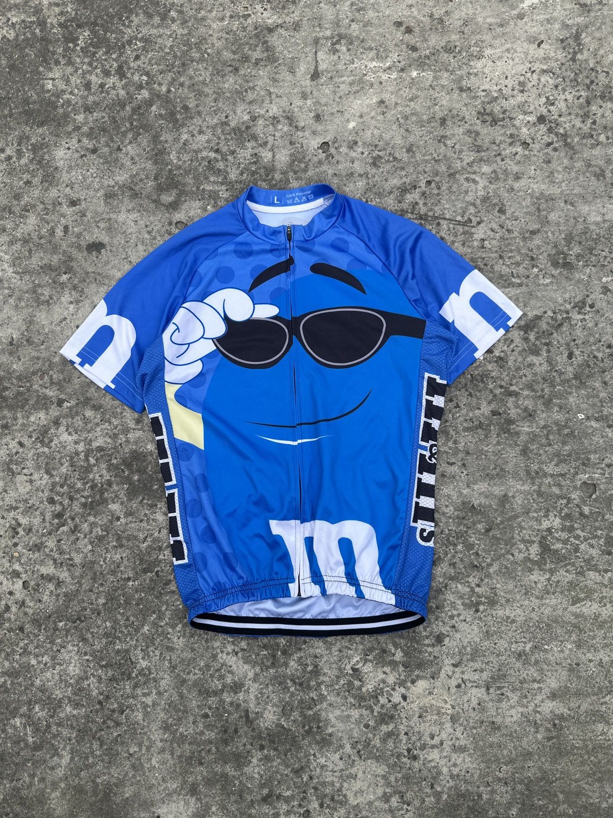 Vintage Vintage M&Ms Logo Cycle Velo Jersey Rare VTg L USA Casual Size US L / EU 52-54 / 3 - 1 Thumbnail