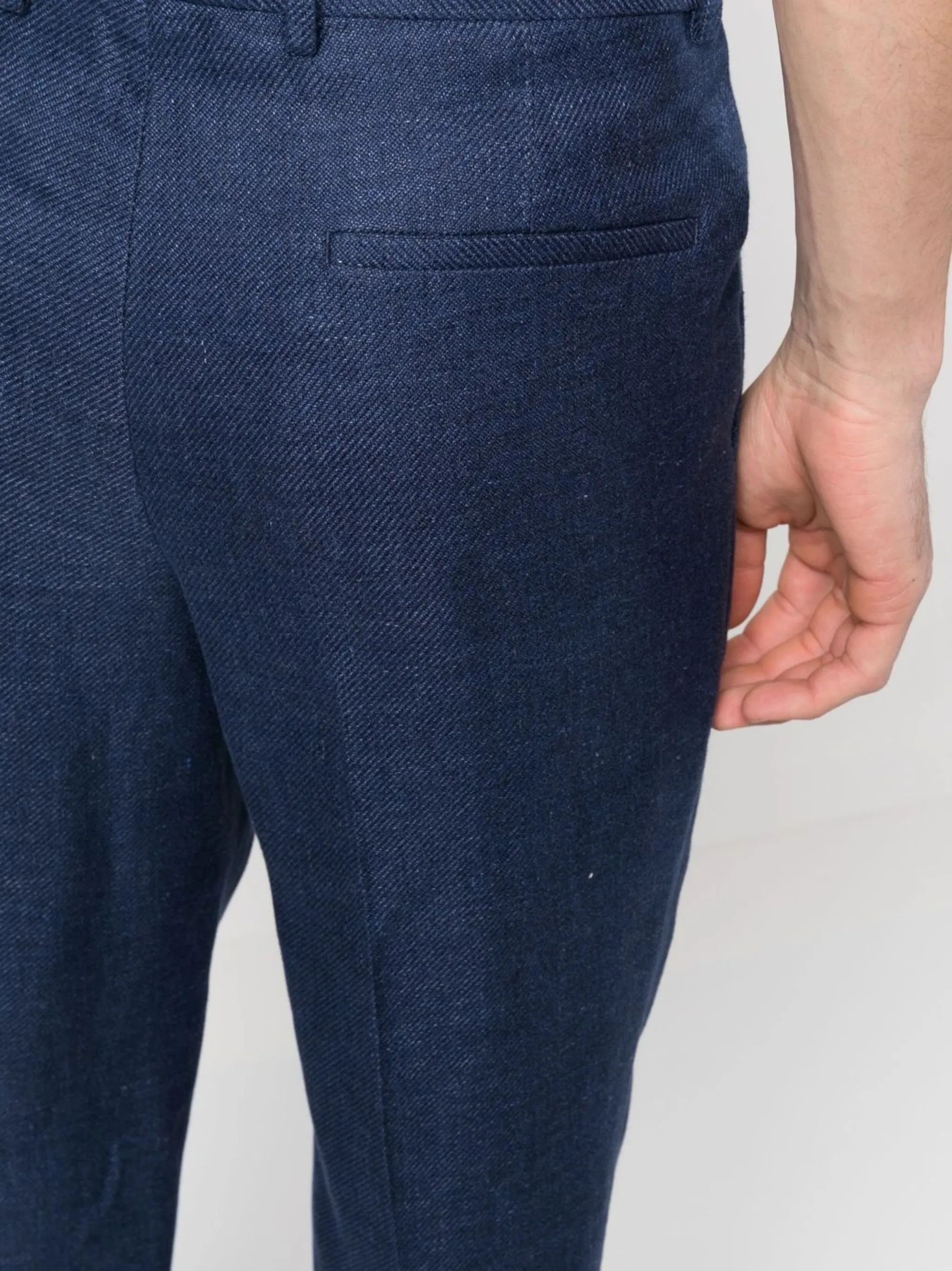 Brunello Cucinelli o1y0526 Single-breasted Suit in Slate Blue Size US S / EU 44-46 / 1 - 6 Thumbnail