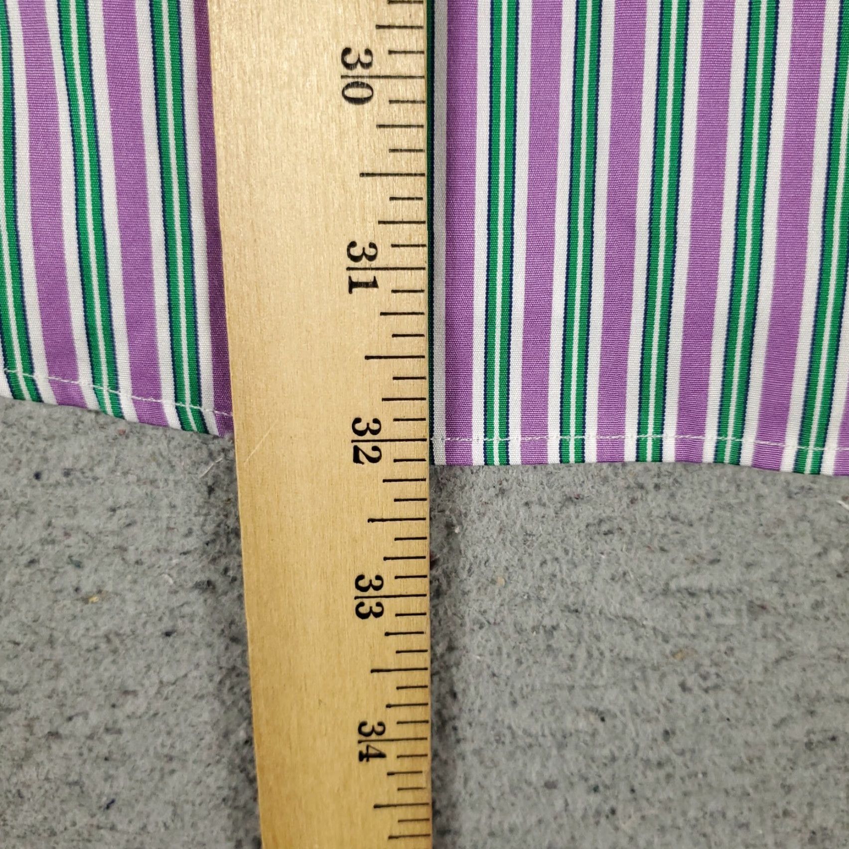 Ralph Lauren Ralph Lauren Shirt Mens 16 Purple Striped Classic Fit Dress Button Up Size 42R - 4 Thumbnail