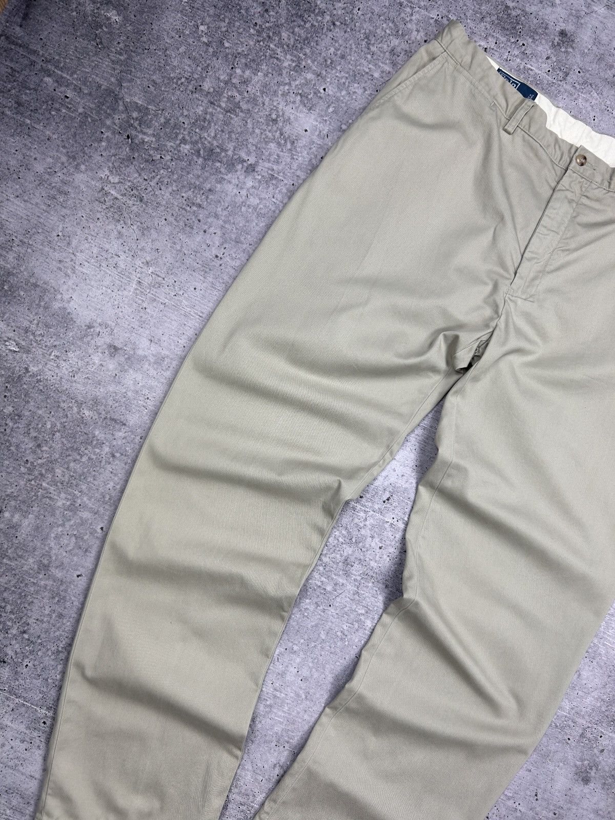 Designer × Polo Ralph Lauren × Vintage Vintage Polo Ralph Lauren Y2K Style Gordon ChinoBeige Pants Size US 38 / EU 54 - 4 Thumbnail
