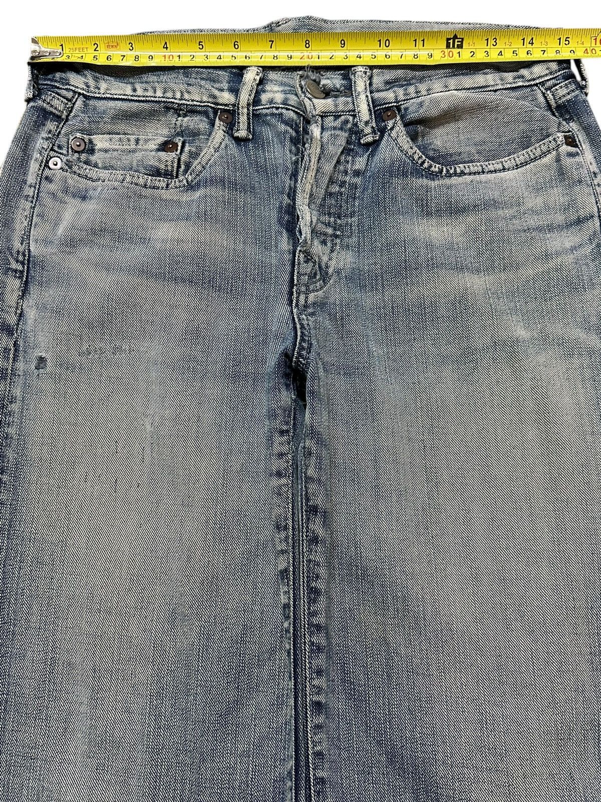 45rpm Vintage Japan 45Rpm Blue Faded Wash Style Loose Jeans Size US 30 / EU 46 - 13 Thumbnail