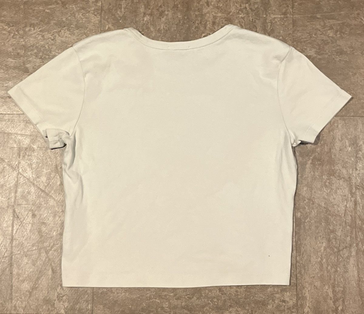 Stradivarius Cream Colored Love Crop Top Size L / US 10 / IT 46 - 3 Thumbnail