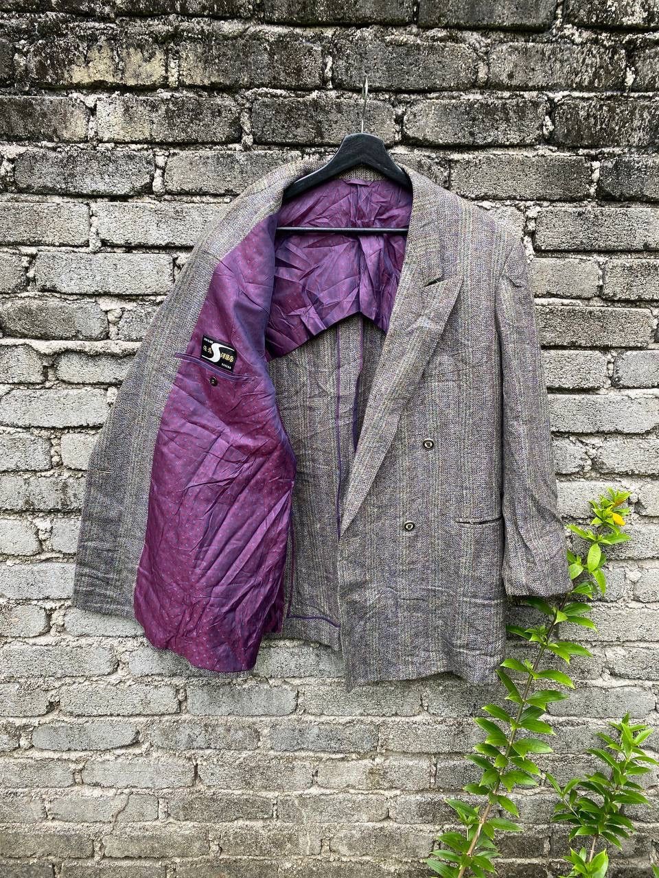 Givenchy Vintage 80s Givenchy Gentleman Double Breasted Coat Size US L / EU 52-54 / 3 - 9 Thumbnail