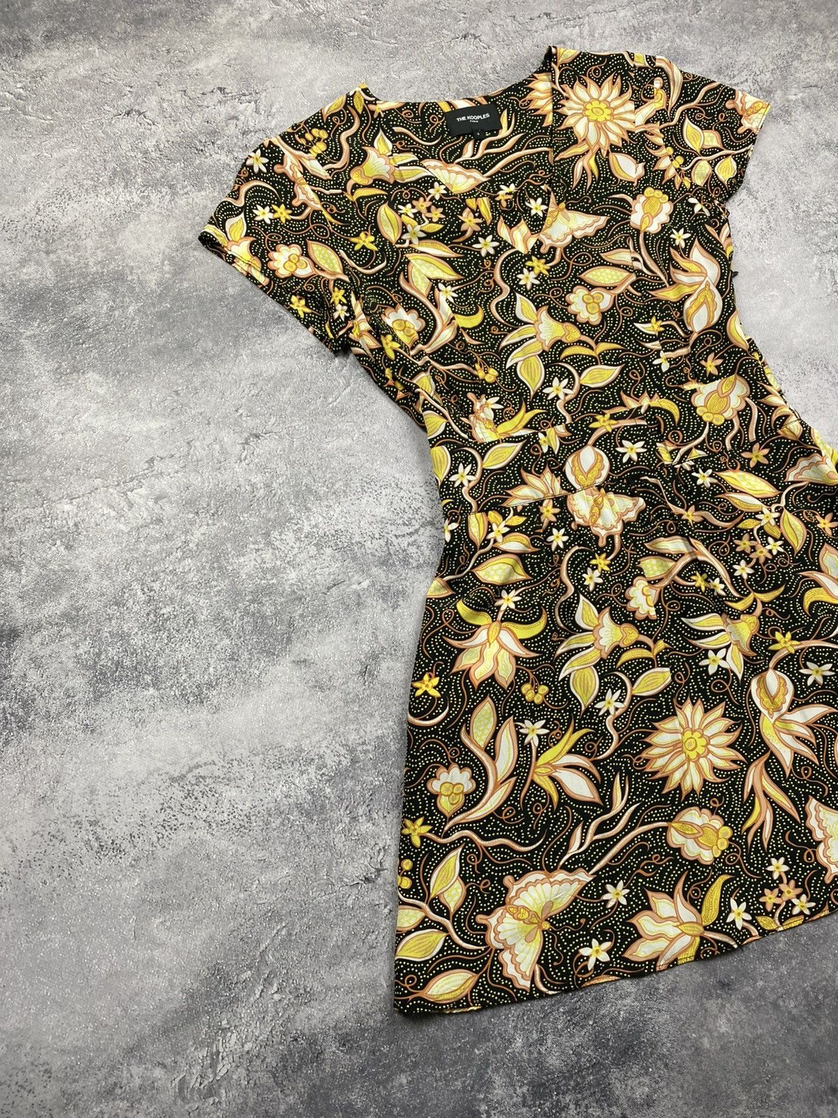 The Kooples The Kooples Paris Floral Multicolour Midi Dress Size 0 Size XS / US 0-2 / IT 36-38 - 2 Thumbnail