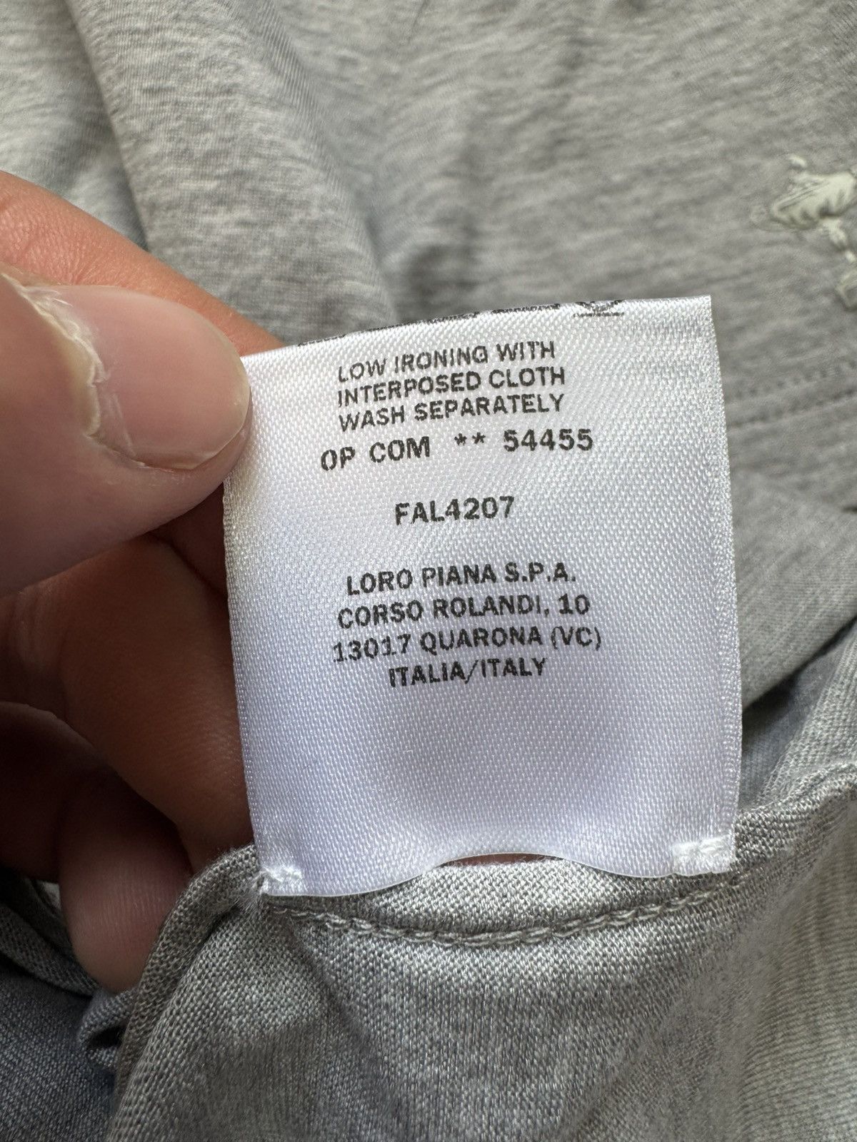 Loro Piana Loro Piana Grey Women Cotton T-Shirt Size M Size M / US 6-8 / IT 42-44 - 9 Thumbnail