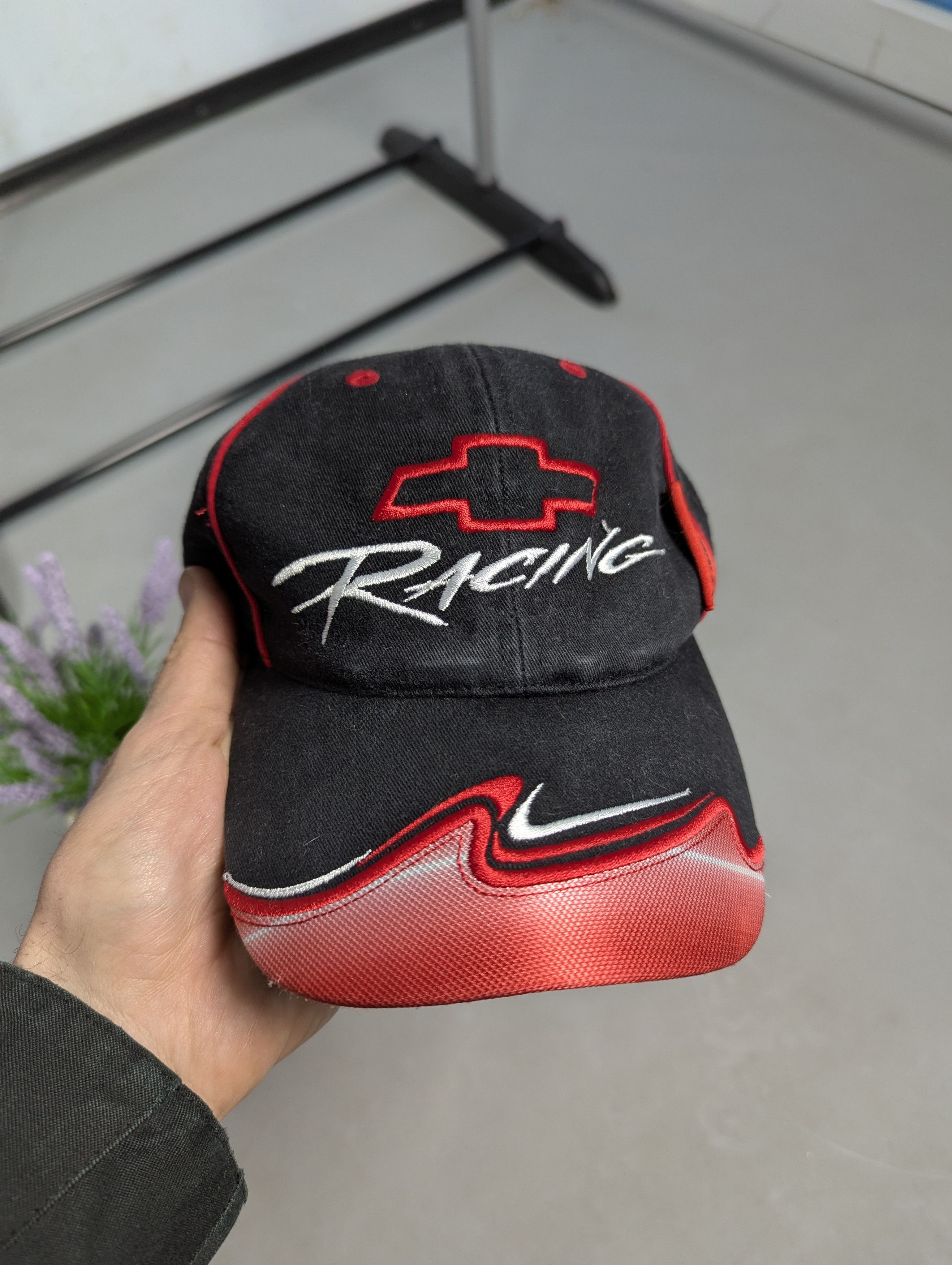 NASCAR × Vintage CHEVROLET NASCAR FLAME RACING HAT CAP EMBROIDERY Size ONE SIZE - 1 Thumbnail
