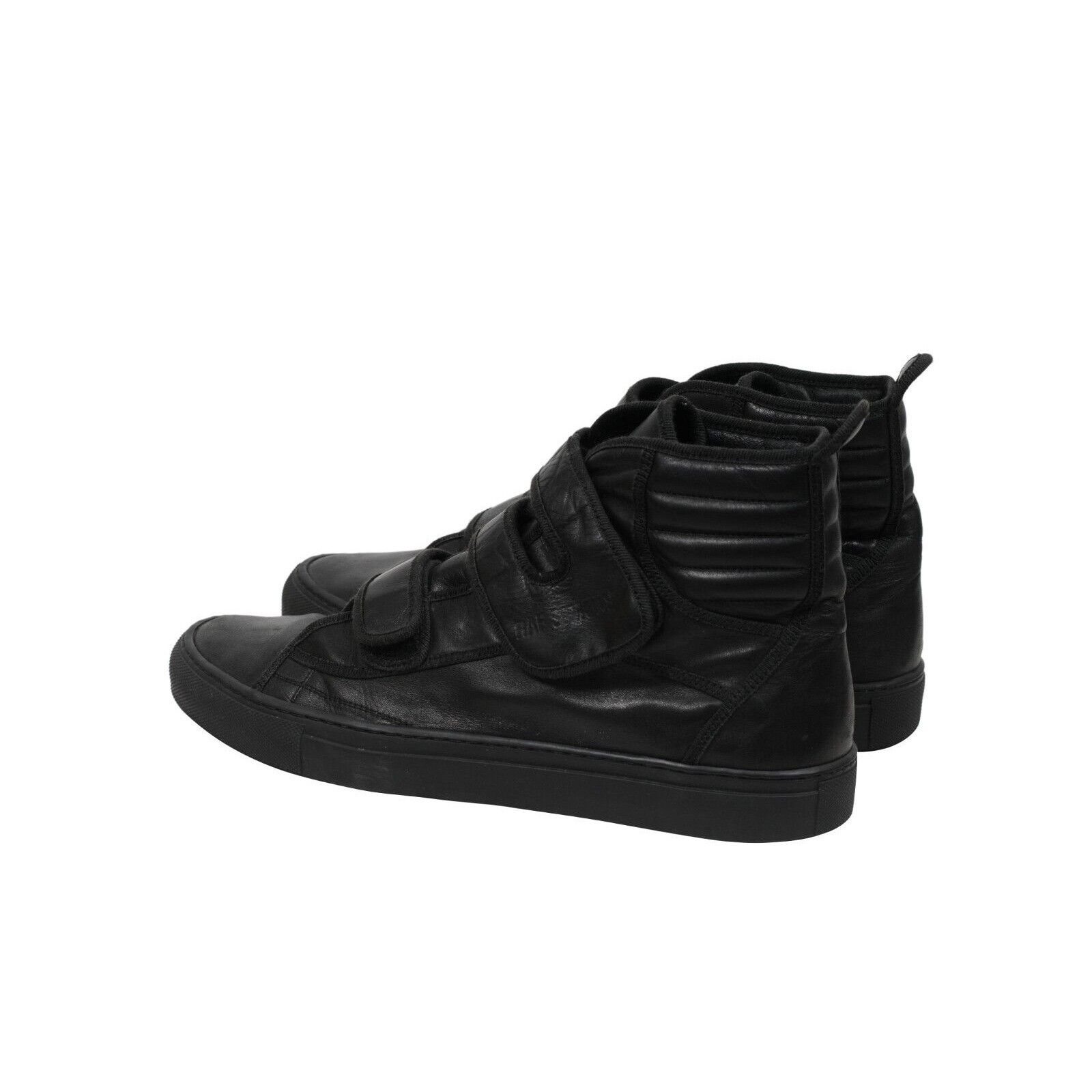 Raf Simons OG Carry Over Strap Sneakers Black Leather - 01935 B Size US 8 / EU 41 - 5 Thumbnail
