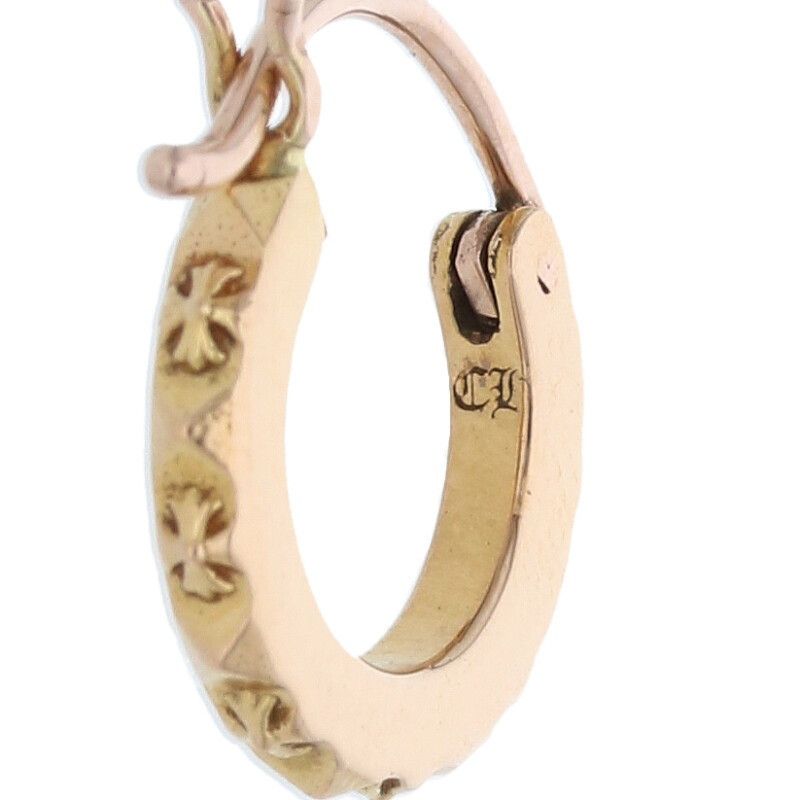 Chrome Hearts Chrome Hearts TFP Tiny Hoop Earring Size ONE SIZE - 3 Thumbnail