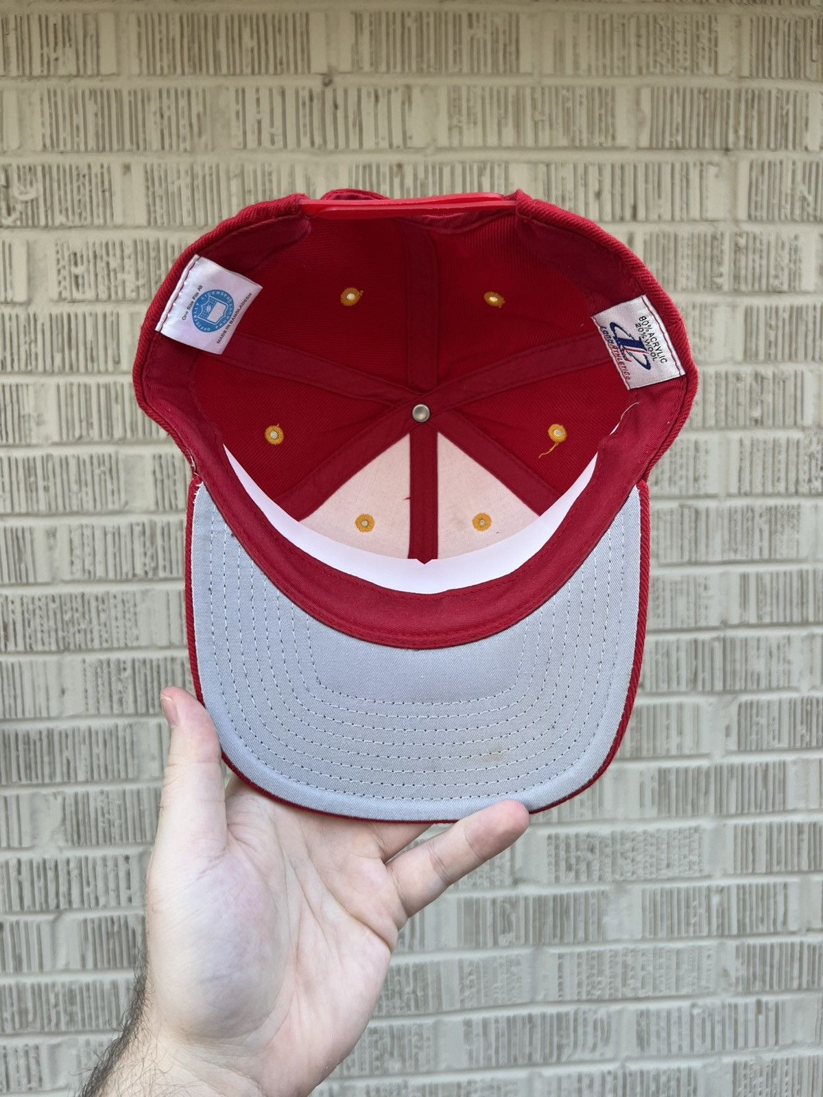 Sports Specialties Vintage 90’s Wool Kansas City Chiefs NFL SnapBack Hat Size ONE SIZE - 2 Thumbnail
