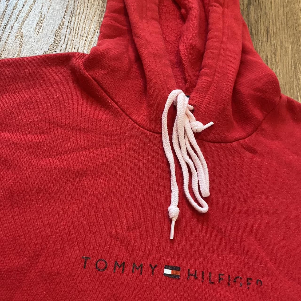 Tommy Hilfiger Tommy Hilfiger red hoodie with white drawstring Size US S / EU 44-46 / 1 - 3 Thumbnail