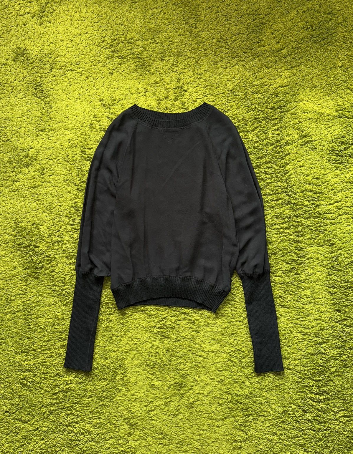 Jean Paul Gaultier Jean Paul Gaultier JPG 2000s archive minimalist blouse black Size L / US 10 / IT 46 - 1 Thumbnail
