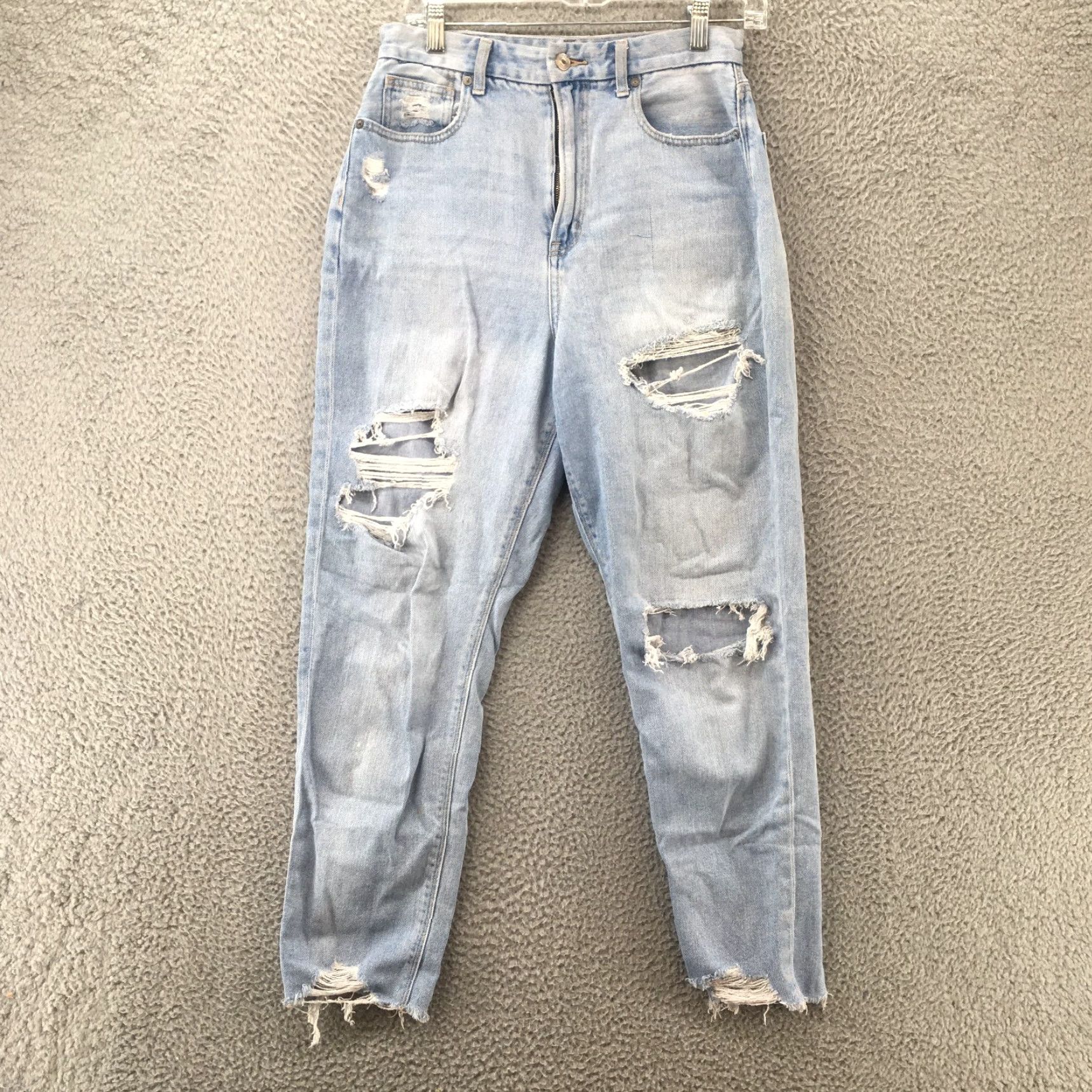 American Eagle Outfitters American Eagle Outfitters Jeans Womens 6 Regular 28x27 Blue High Waist Mom Jeans Size 28" / US 6 / IT 42 - 2 Thumbnail