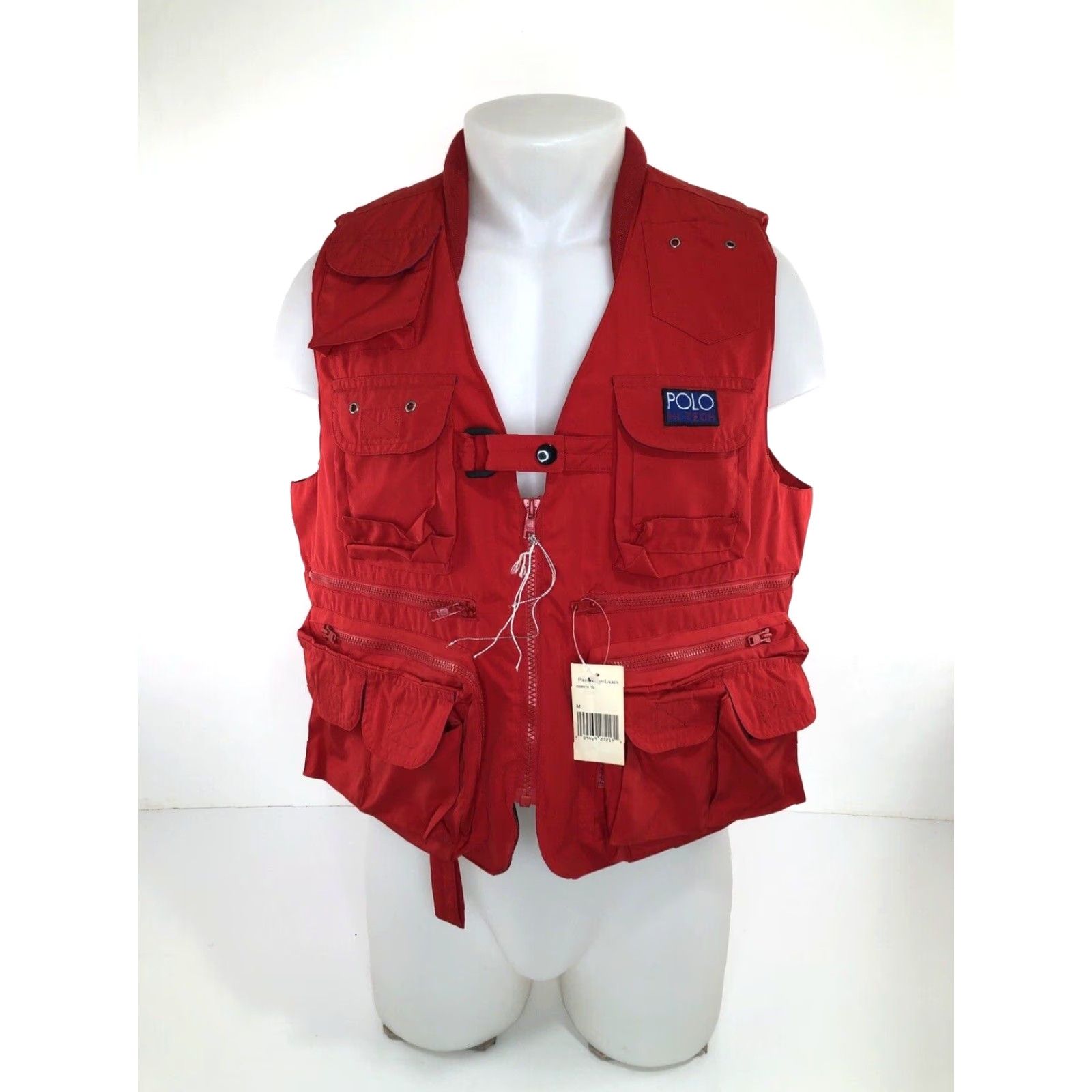 Ralph Lauren POLO RALPH LAUREN HI TECH Vintage NEW w TAGS M Fishing Vest Red Men XS?M? Size US M / EU 48-50 / 2 - 2 Thumbnail