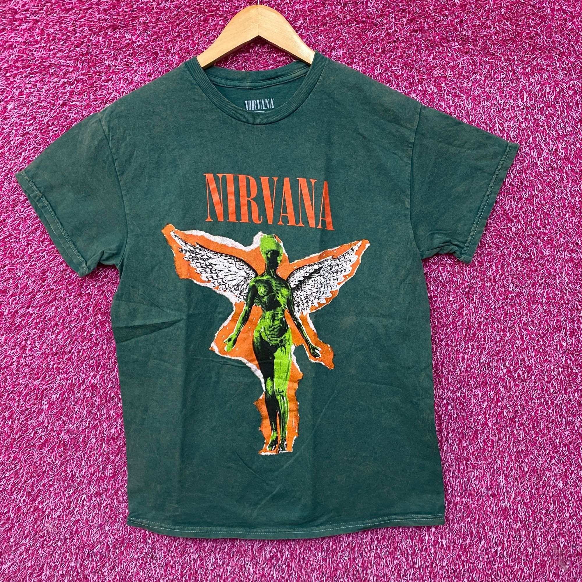 Nirvana Nirvana In Utero Album Cover Art Angel Grunge T-Shirt Medium Size US M / EU 48-50 / 2 - 1 Thumbnail