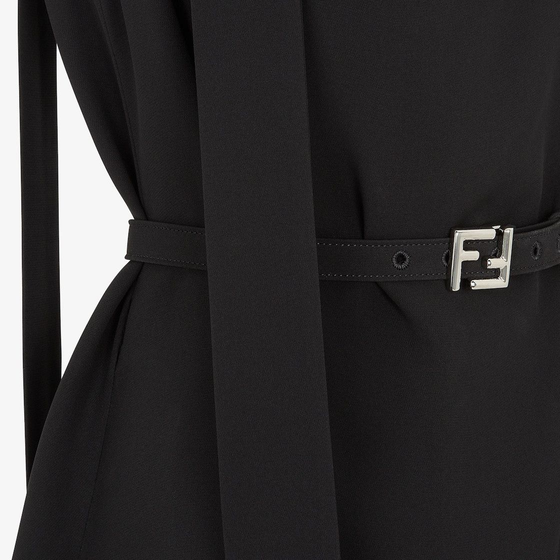 Fendi o1s1wg110326 Dress in Black Size L / US 10 / IT 46 - 4 Thumbnail
