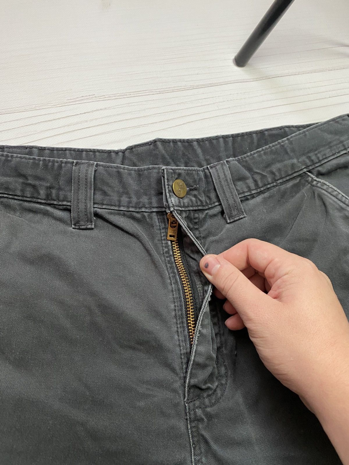 Carhartt Vintage Carhartt double knee faded cropped pants Size US 38 / EU 54 - 9 Thumbnail