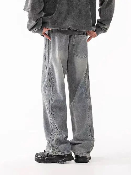 Japanese Brand HaradLight Blue High Street Vintage Loose Casual Pants Size US 29 - 1 Thumbnail