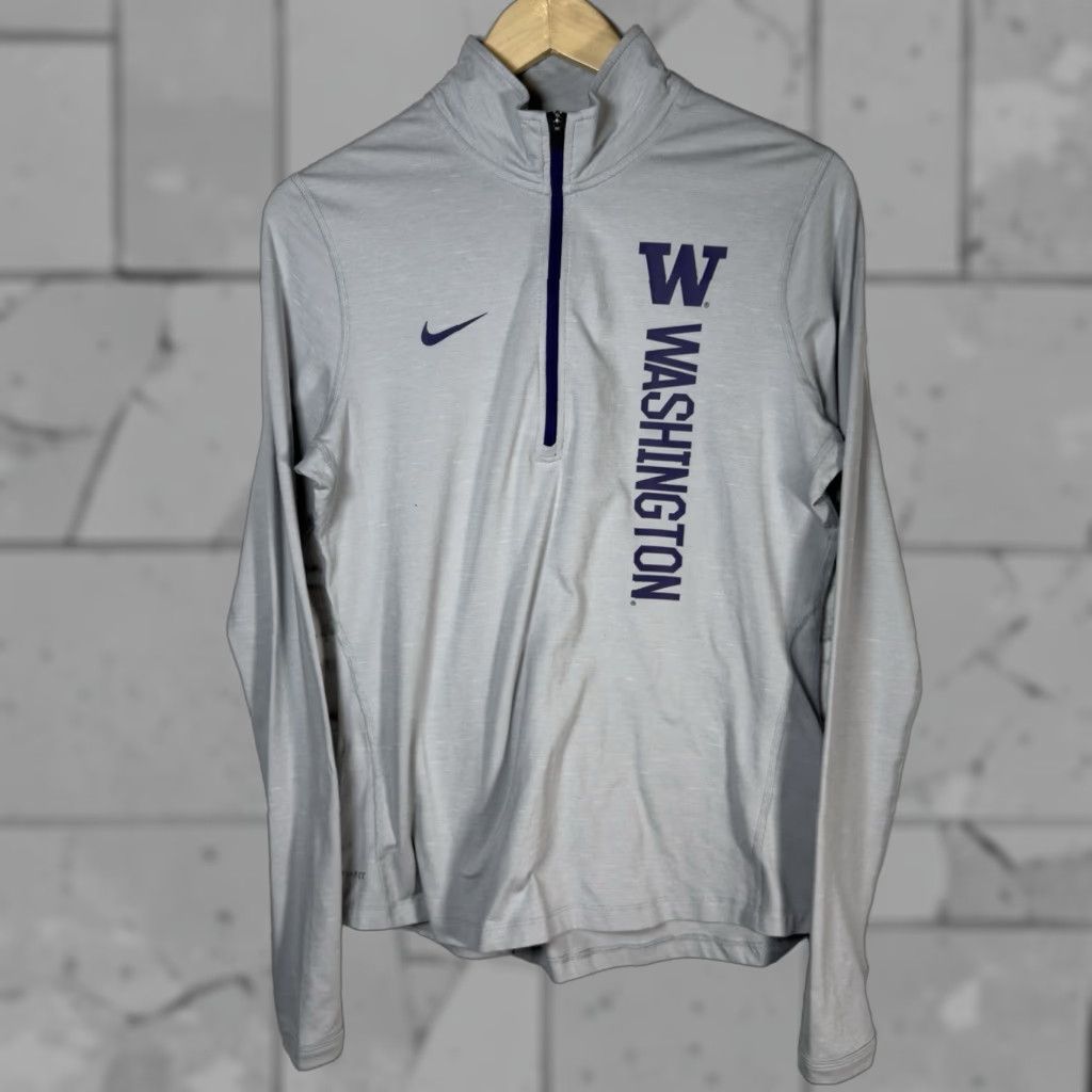Nike NIKE Dri-Fit Gray Athletic Pullover Mens Medium Activewear Size US M / EU 48-50 / 2 - 1 Thumbnail
