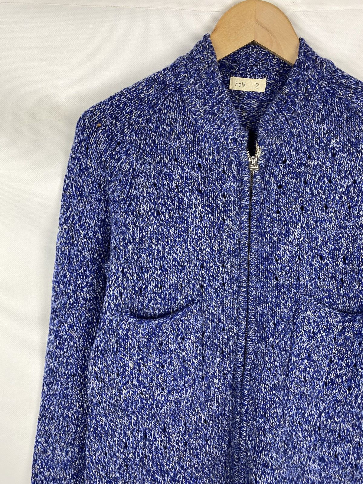 Folk Folk men’s lambswool full zip sweater size 2 Size US M / EU 48-50 / 2 - 4 Thumbnail