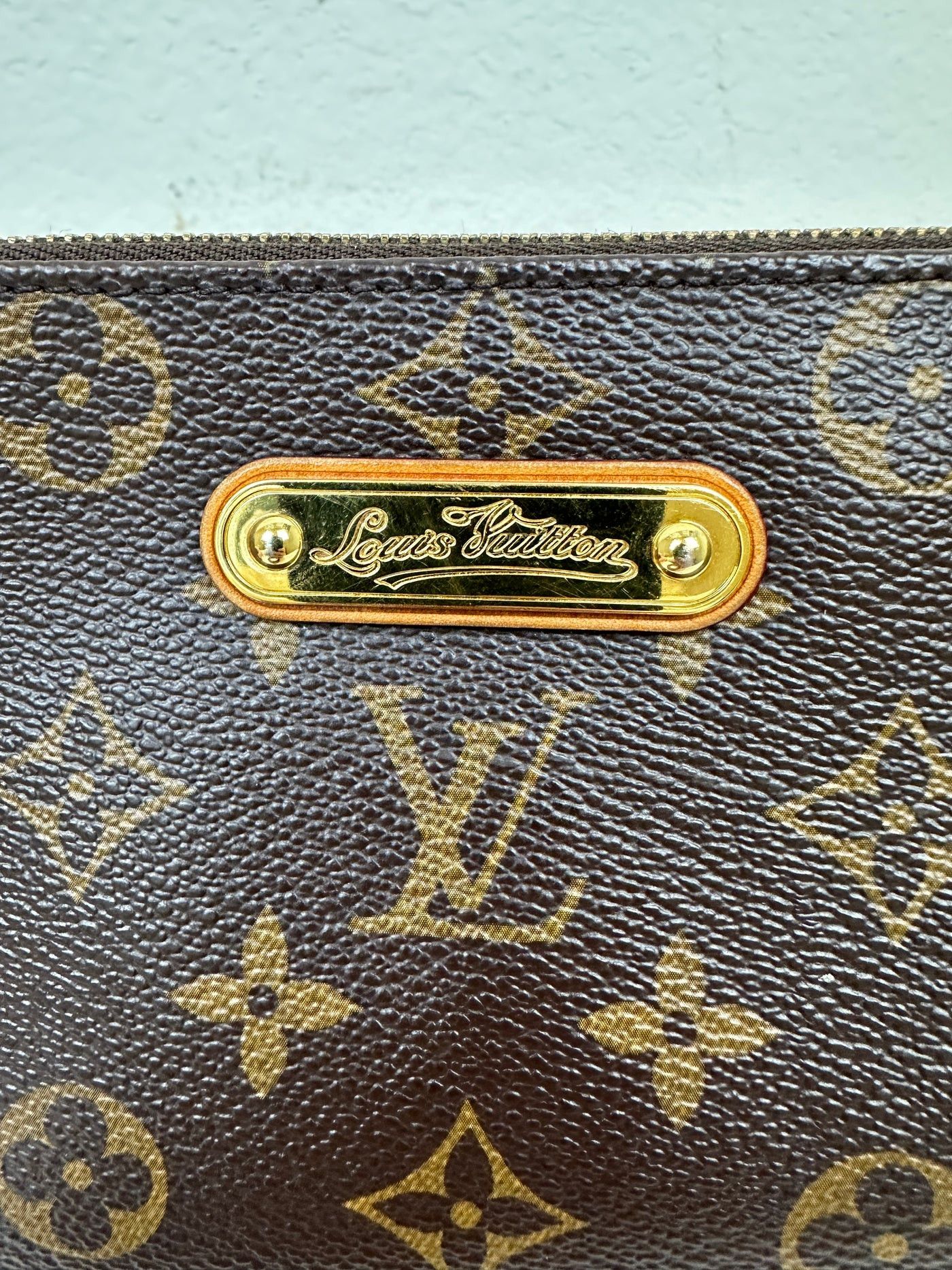 Louis Vuitton Monogram Coated Canvas Eva Brown