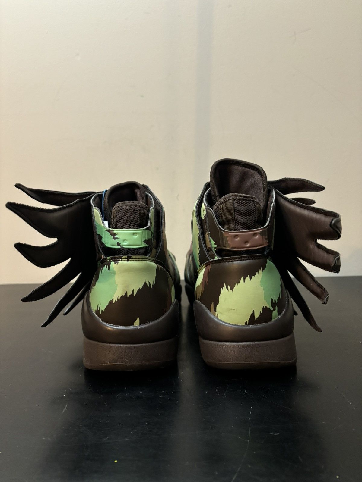 Adidas × Jeremy Scott adidas JS Jeremy Scott Wings 3.0 Sauvage Camo Size US 12 / EU 45 - 7 Thumbnail