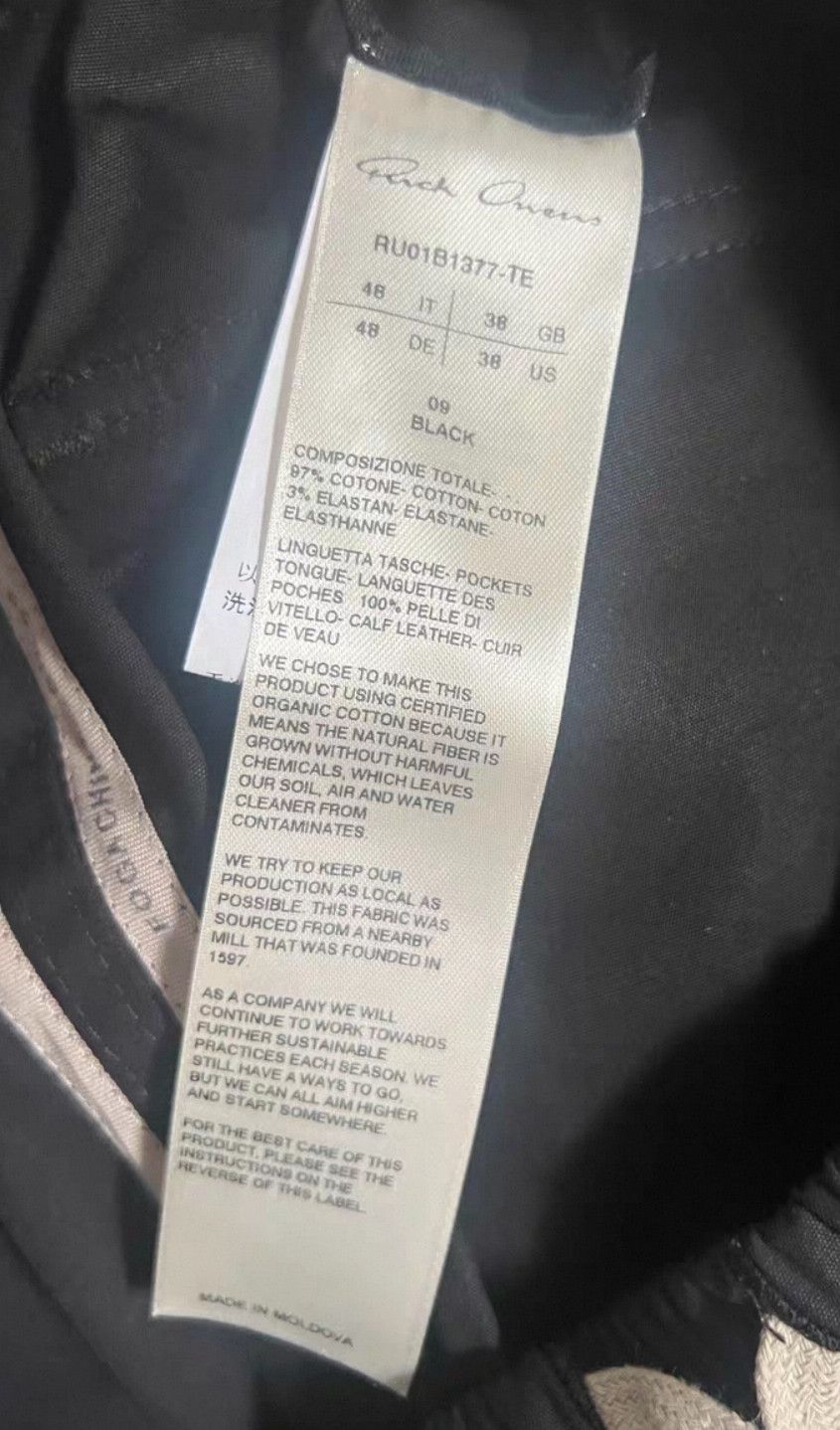 Rick Owens Rick Owens ro5-zipper biker pants-2505 Size US 32 / EU 48 - 3 Thumbnail