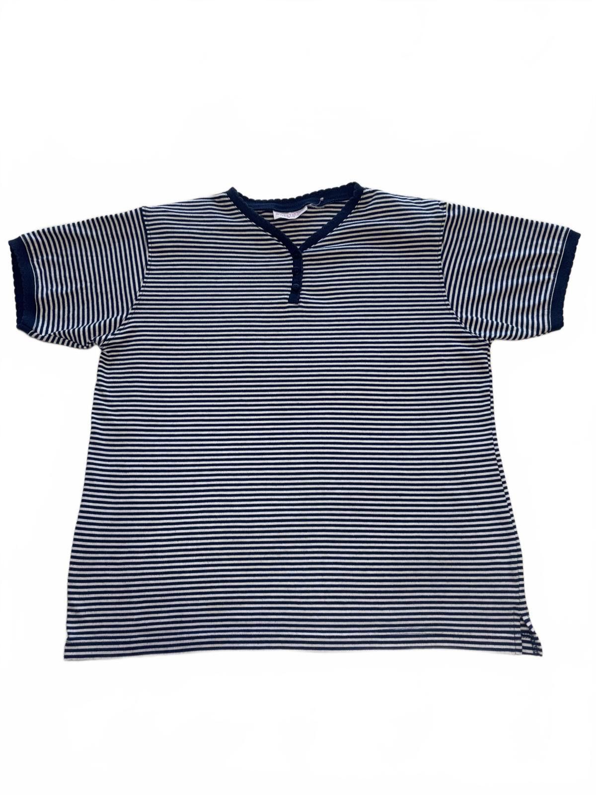 Designer Vintage Sweetbriar Petite Striped Tee - Navy and White Size M / US 6-8 / IT 42-44 - 1 Thumbnail
