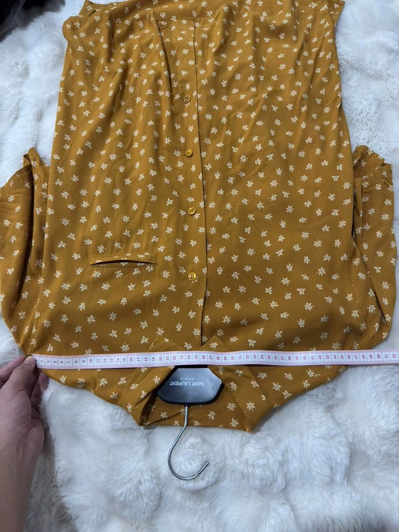 Saint Laurent Paris Saint Laurent Paris size 40 Flower short-sleeved shirt Size L / US 10 / IT 46 - 5 Thumbnail