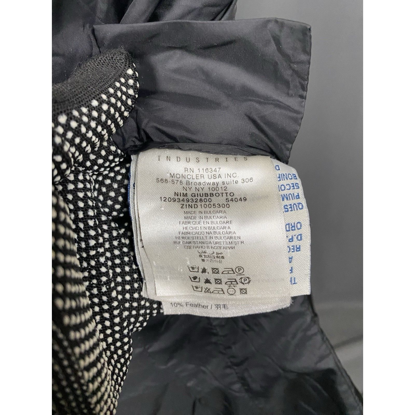 Moncler Moncler Nim Giubbotto Women's Black Down Insulated Puffer Pa Size XS / US 0-2 / IT 36-38 - 20 Thumbnail