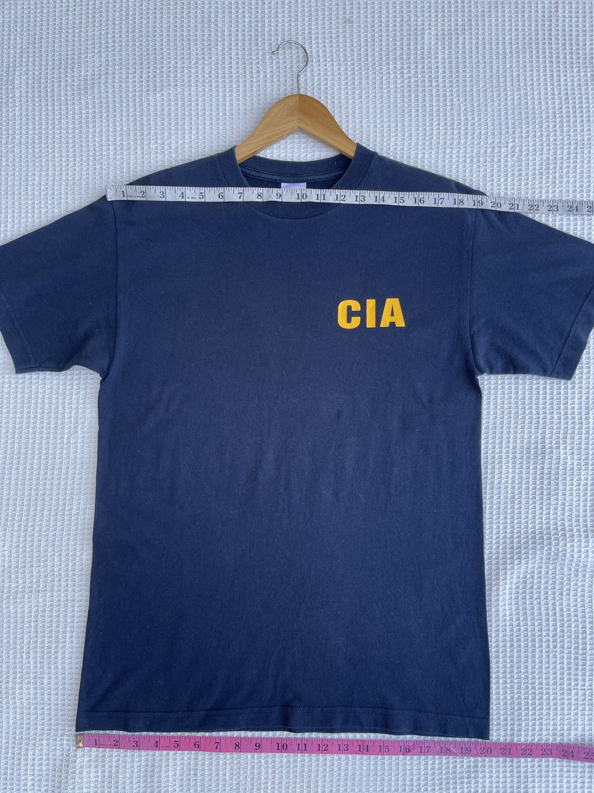 Vintage Last Drop🔥Rare🔥Vintage Y2K CIA T Shirt Size US M / EU 48-50 / 2 - 9 Thumbnail