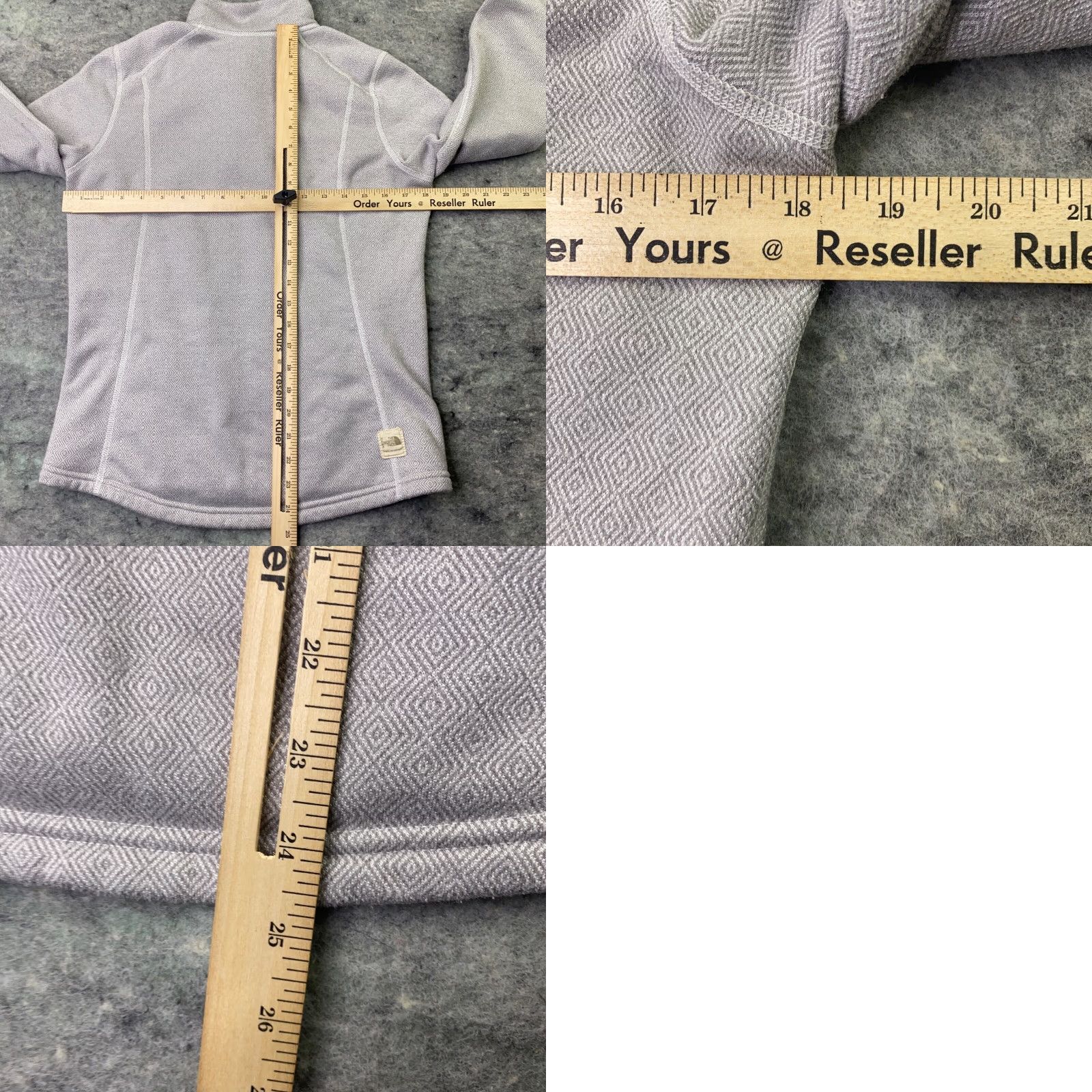 The North Face The North Face Womens Shirt Top M Gray 1/4 Button Fleece Mock Neck Pullover Size M / US 6-8 / IT 42-44 - 9 Thumbnail