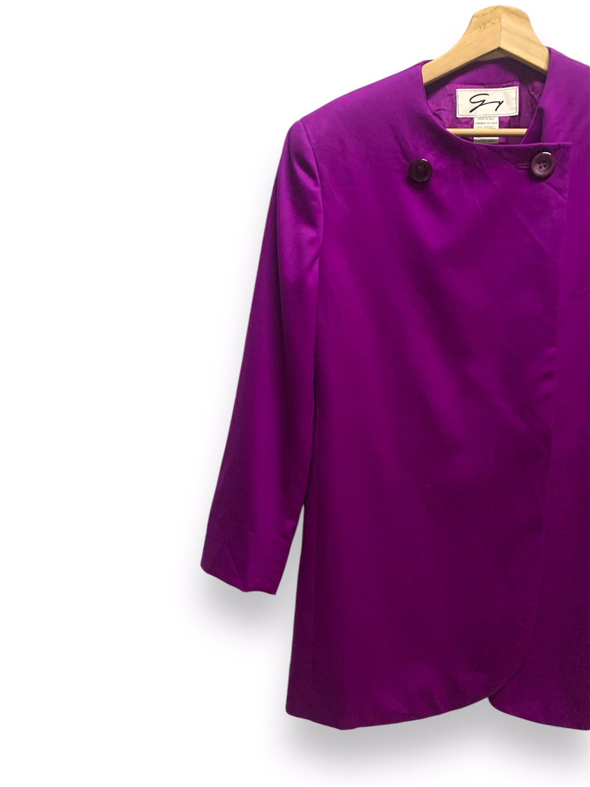 Versace × Vintage GENNY BY VERSACE Jacket Long Wool Size L / US 10 / IT 46 - 3 Thumbnail